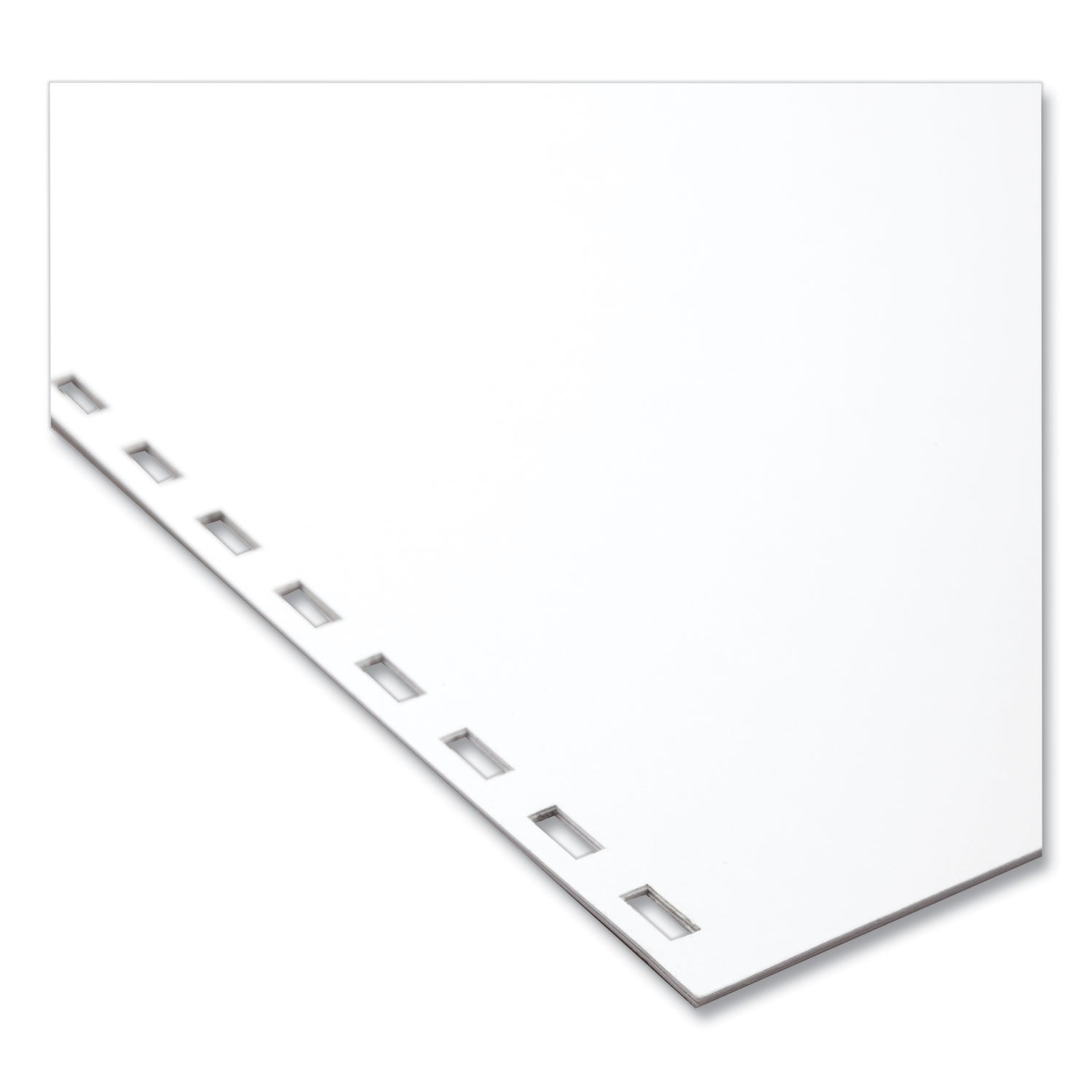 CombBind Pre-Punched Paper, 19-Hole, 92 Bright, 20 lb Bond Weight, 8.5 x 11, Unruled, 500/Ream -