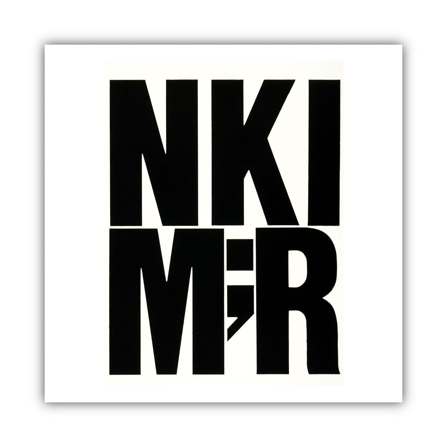 Press-On Vinyl Uppercase Letters, Self Adhesive, Black, 6"h, 38/Pack -
