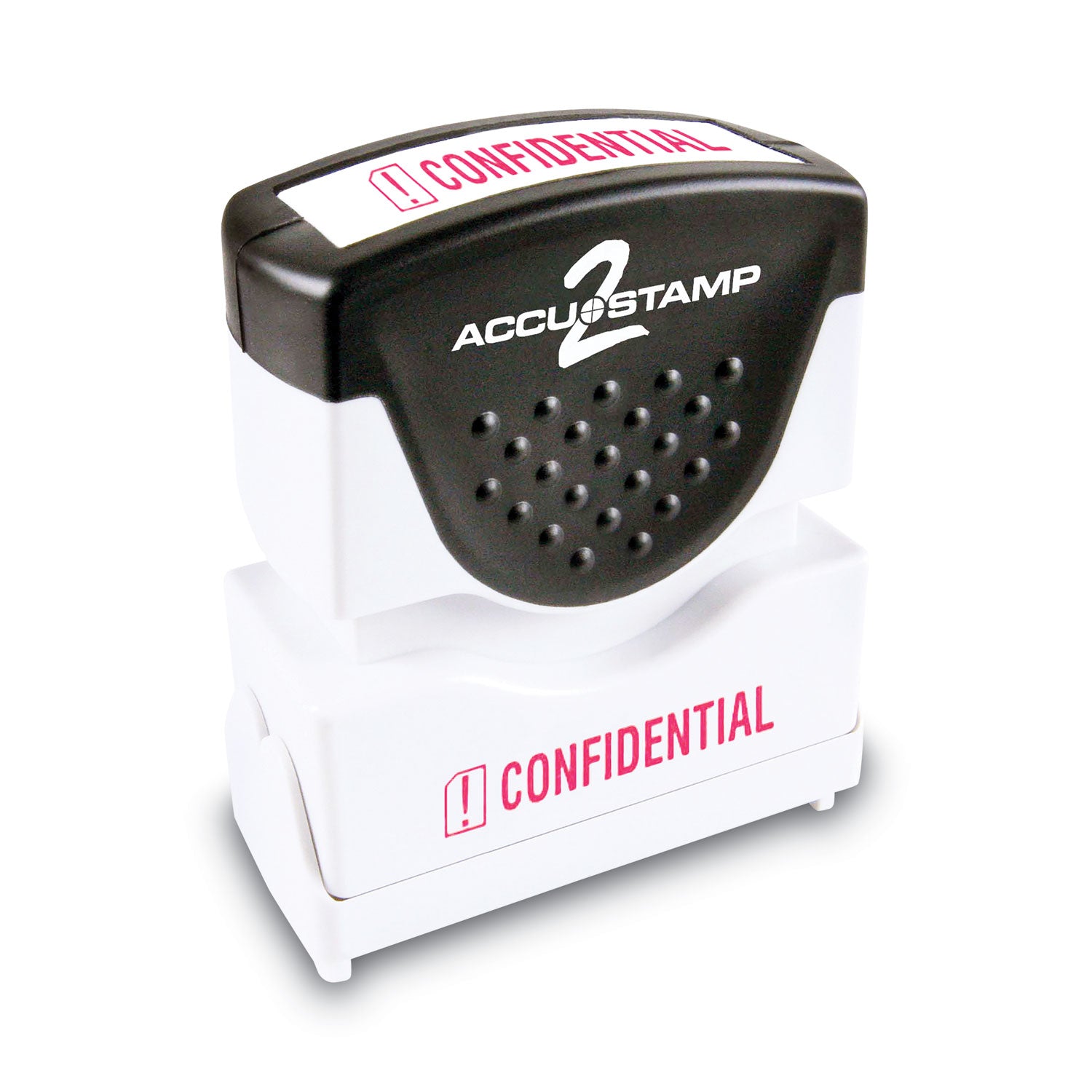 Pre-Inked Shutter Stamp, Red, CONFIDENTIAL, 1.63 x 0.5 -