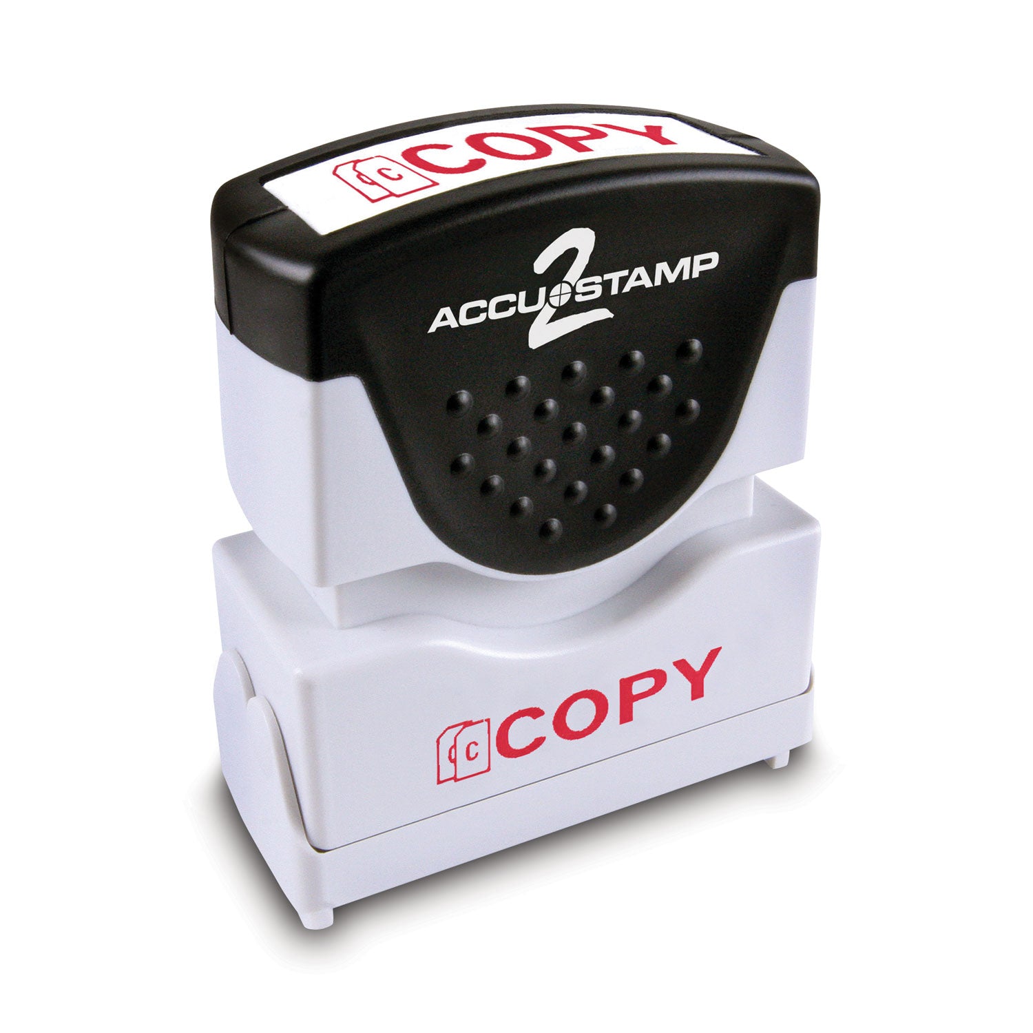 Pre-Inked Shutter Stamp, Red, COPY, 1.63 x 0.5 -