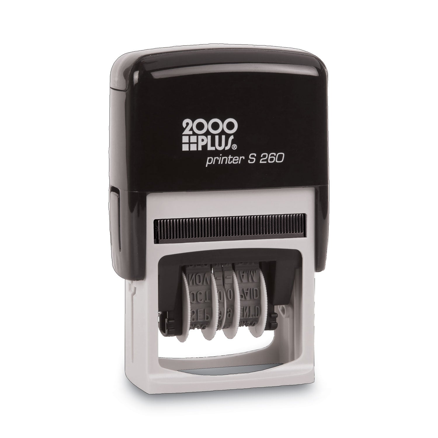 Economy Message Dater, 4 Messages, Red/Blue, 1.75 x 0.94 -