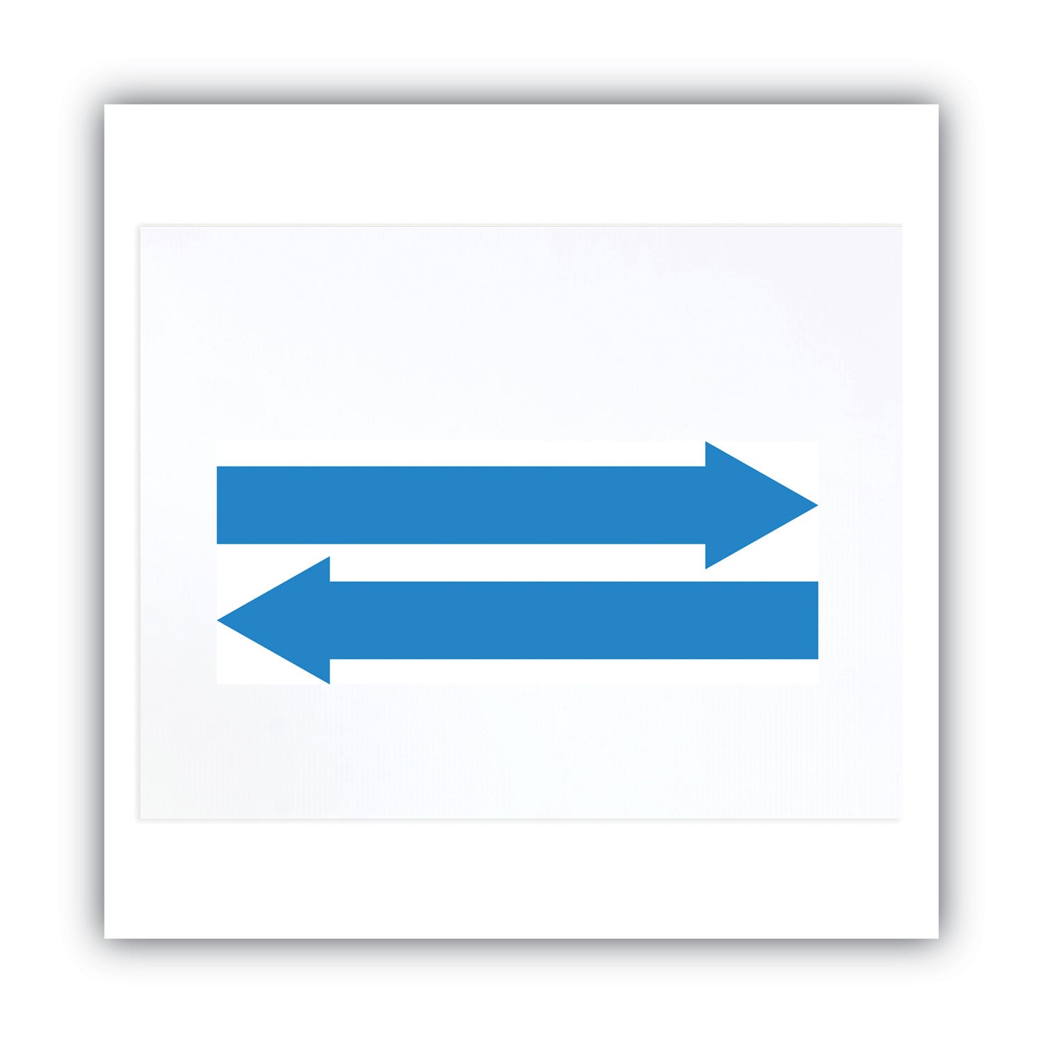 Stake Sign, Blank White, Includes Directional Arrows, 15 x 19 -