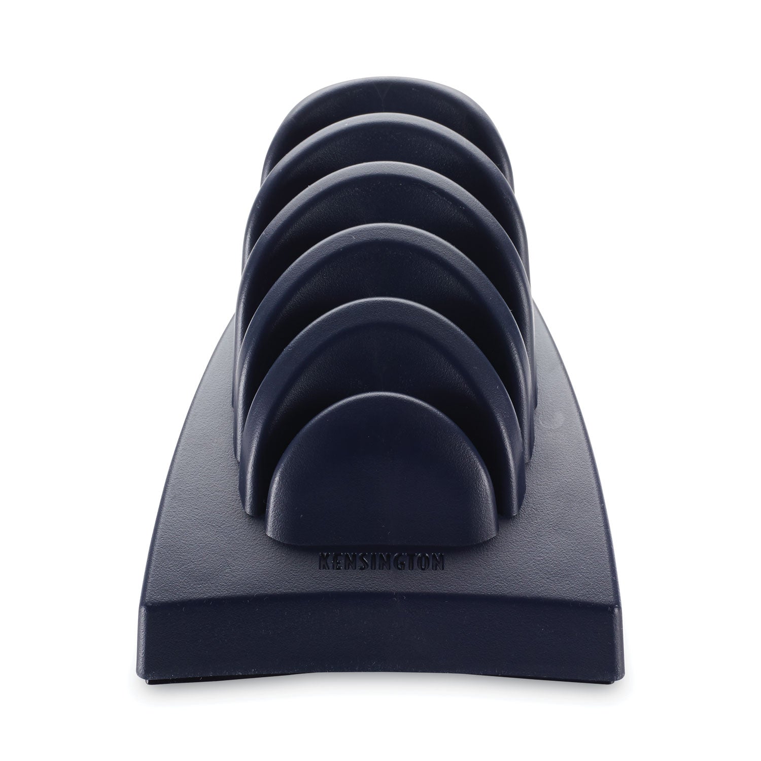 InSight Priority Puck Five-Slot Desktop Copyholder, Plastic, Blue -
