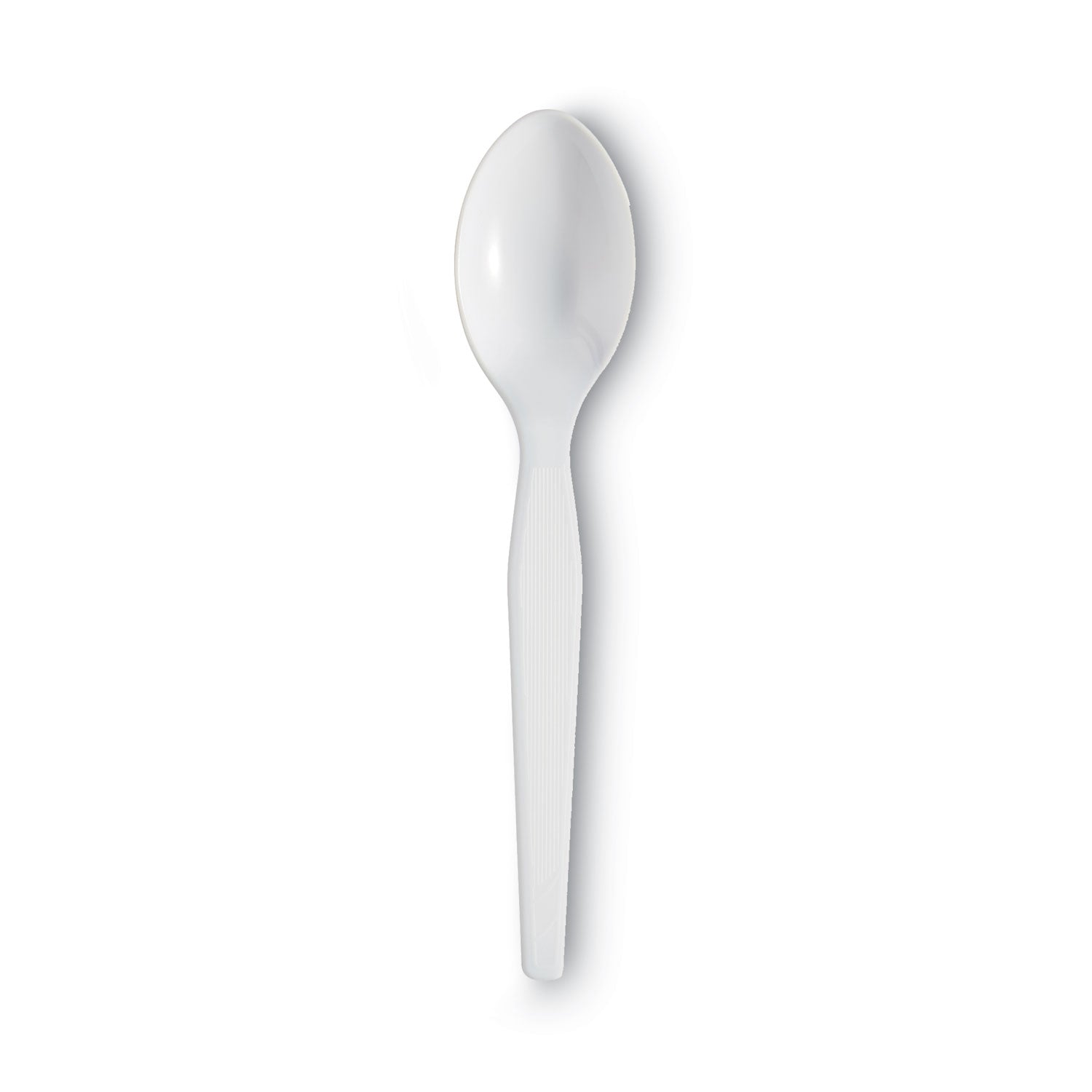 Plastic Cutlery, Heavyweight Teaspoons, White, 100/Box -