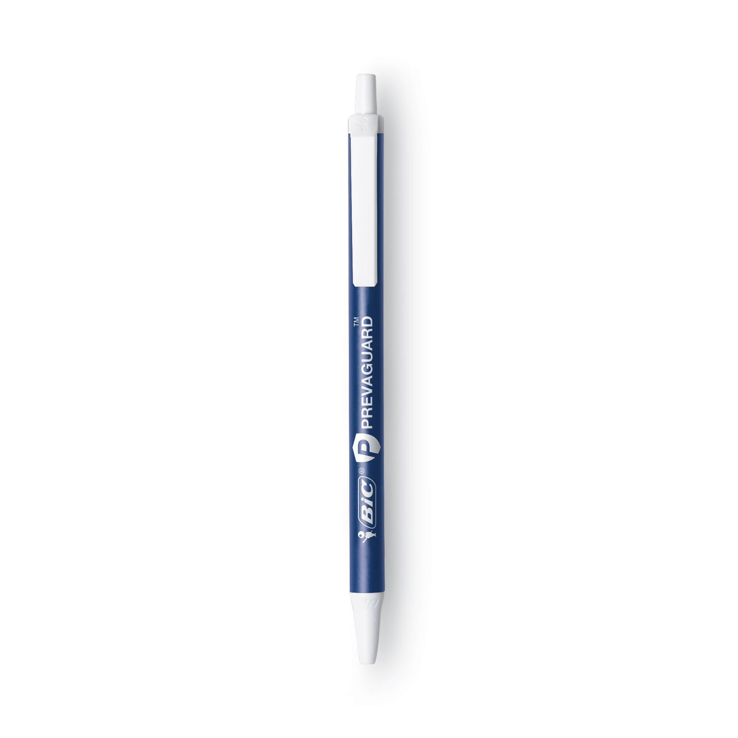 prevaguard-ballpoint-pen-retractable-medium-1-mm-blue-ink-blue-barrel_biccsa11be - 2