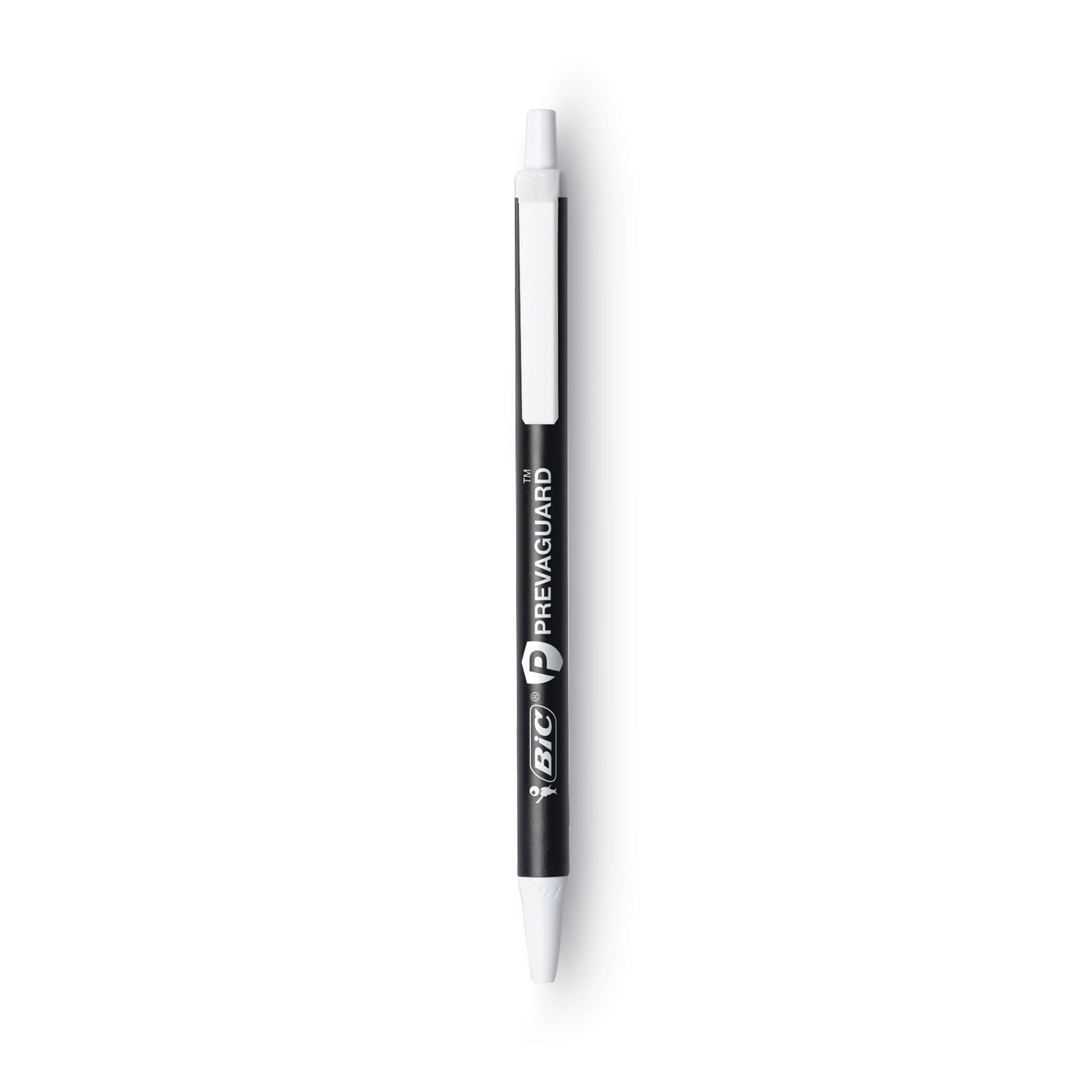 prevaguard-ballpoint-pen-retractable-medium-1-mm-black-ink-black-barrel_biccsa11bk - 2