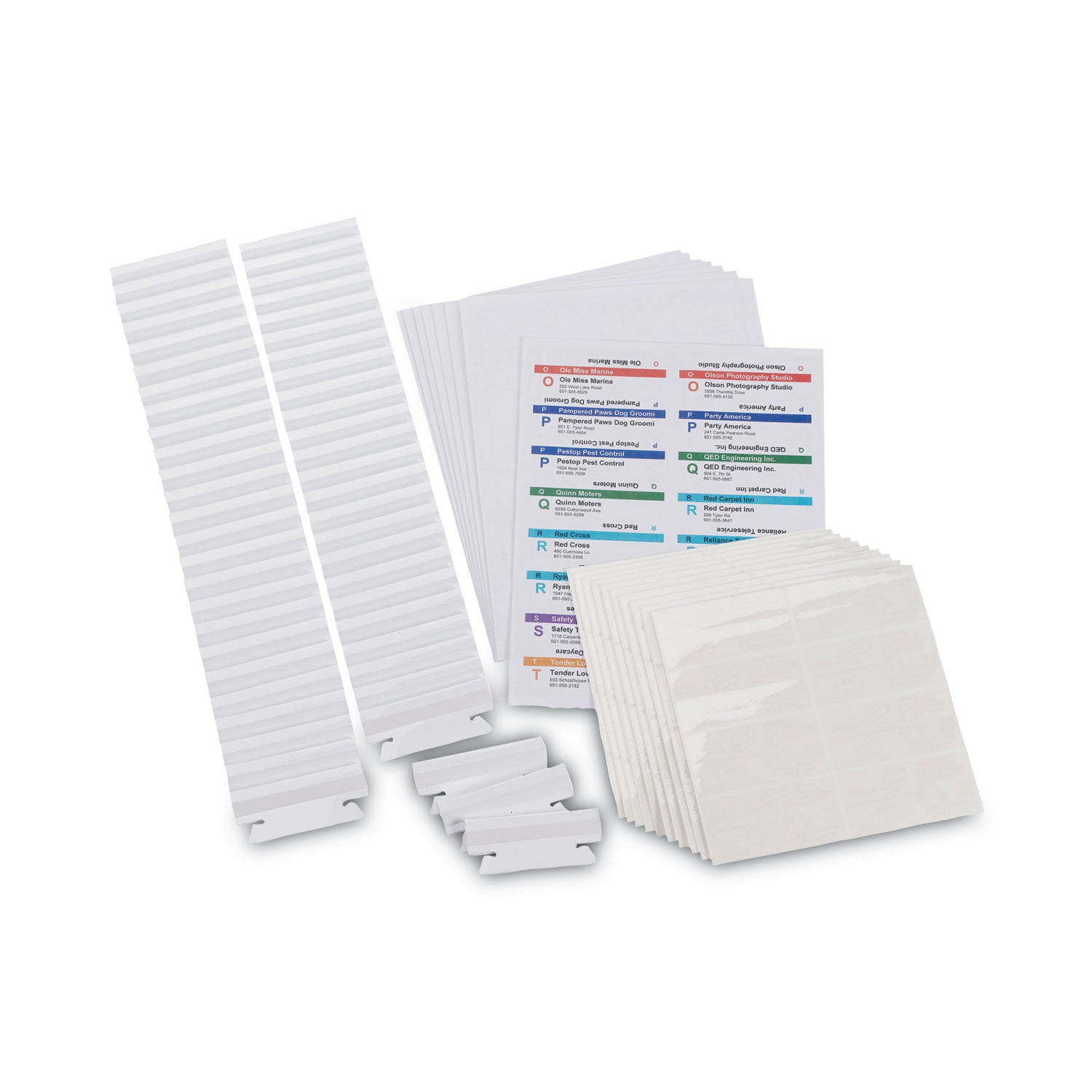 Viewables Hanging Folder Tabs and Labels, Complete Bulk Pack Refill, 1/3-Cut, Assorted Colors, 3.5" Wide, 100/Box -