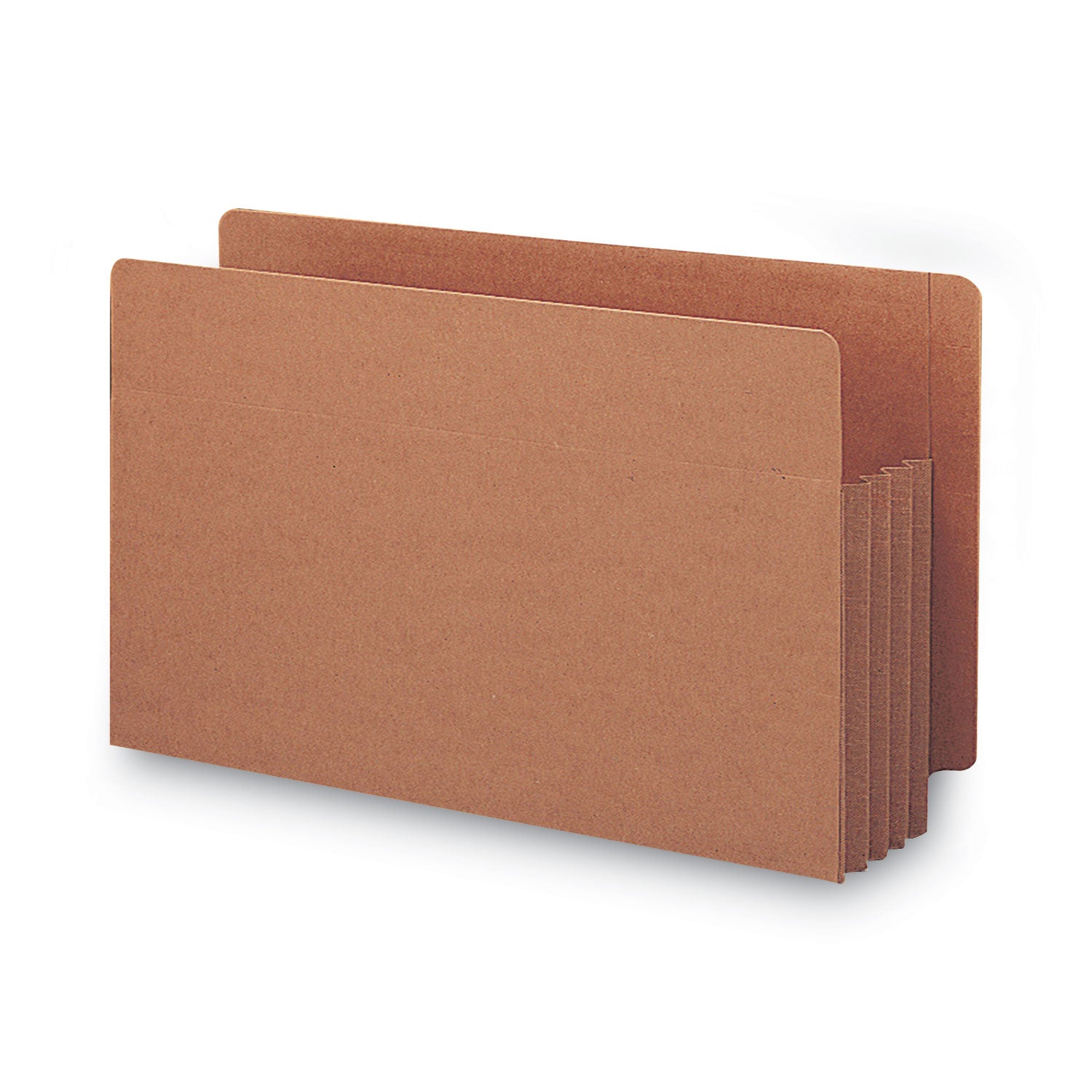 Heavy-Duty Redrope End Tab TUFF Pockets, 3.5" Expansion, Legal Size, Redrope, 10/Box -