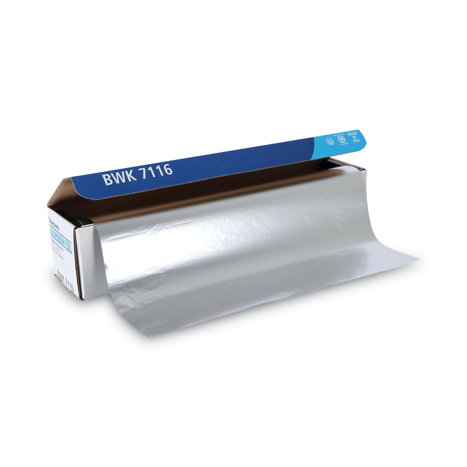 Standard Aluminum Foil Roll, 18" x 500 ft -
