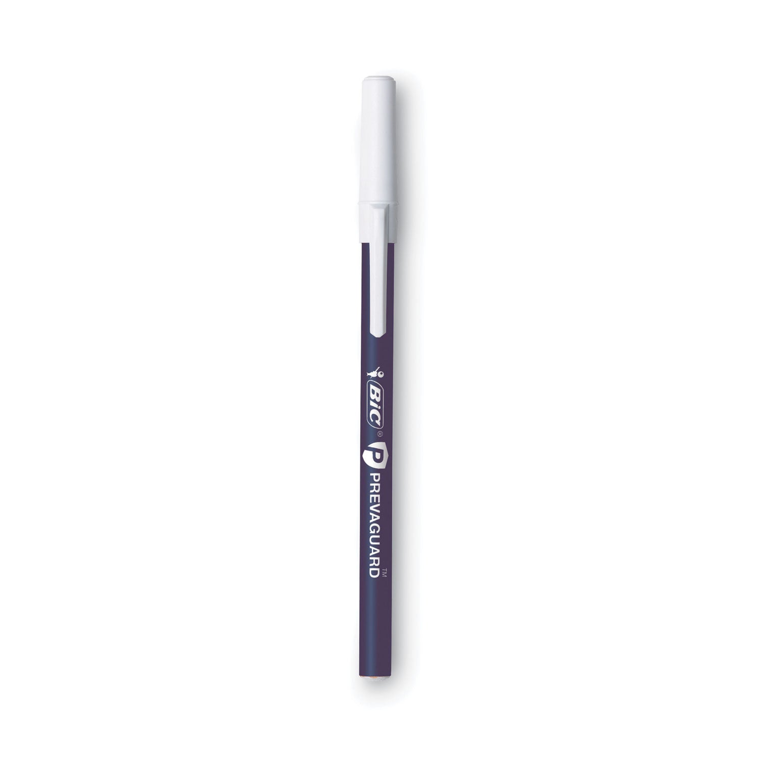 prevaguard-round-stic-pen-stick-medium-1-mm-blue-ink-blue-barrel-dozen_bicgsam11be - 1