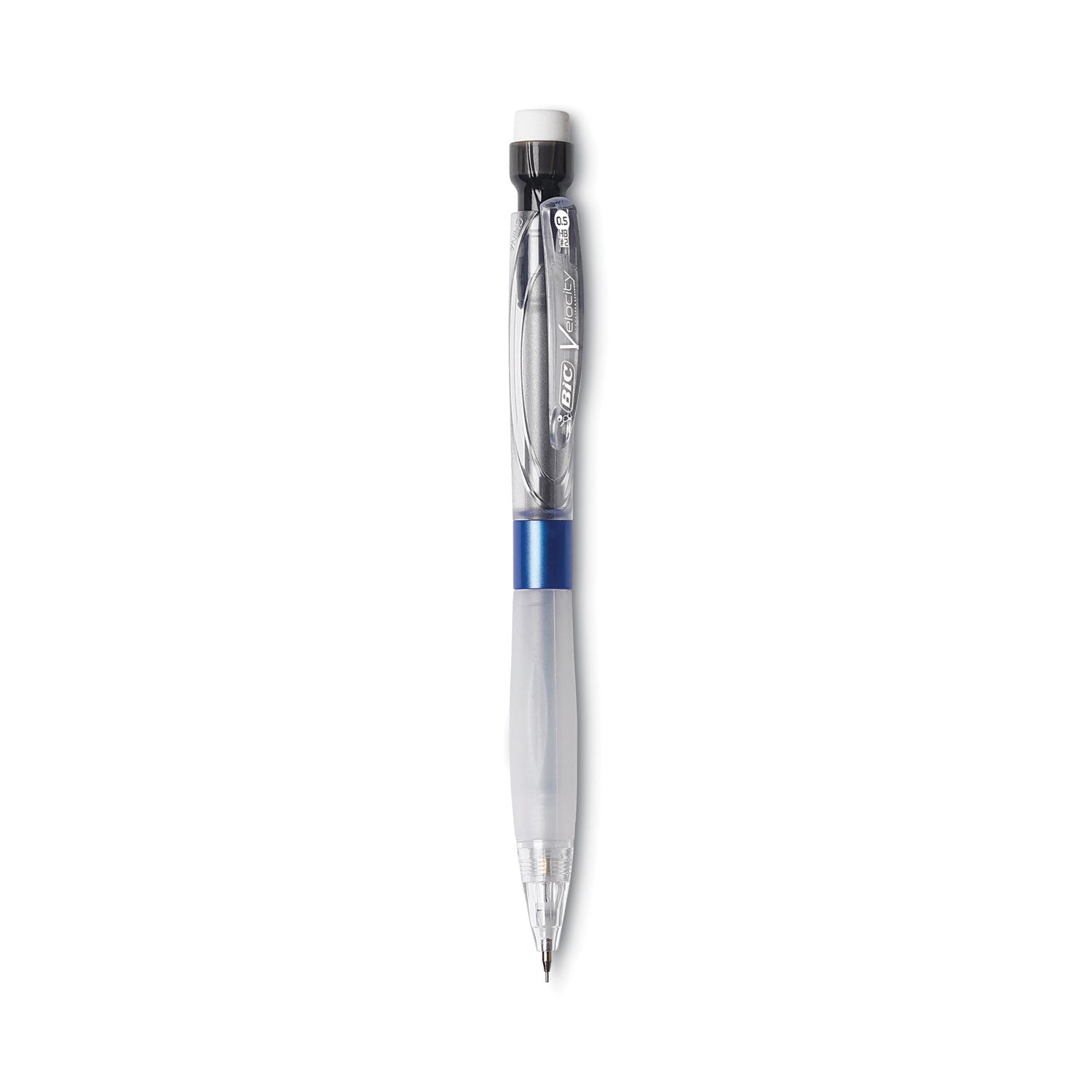 velocity-max-pencil-05-mm-hb-#2-black-lead-gray-barrel-2-pack_bicmpmx5p21 - 2