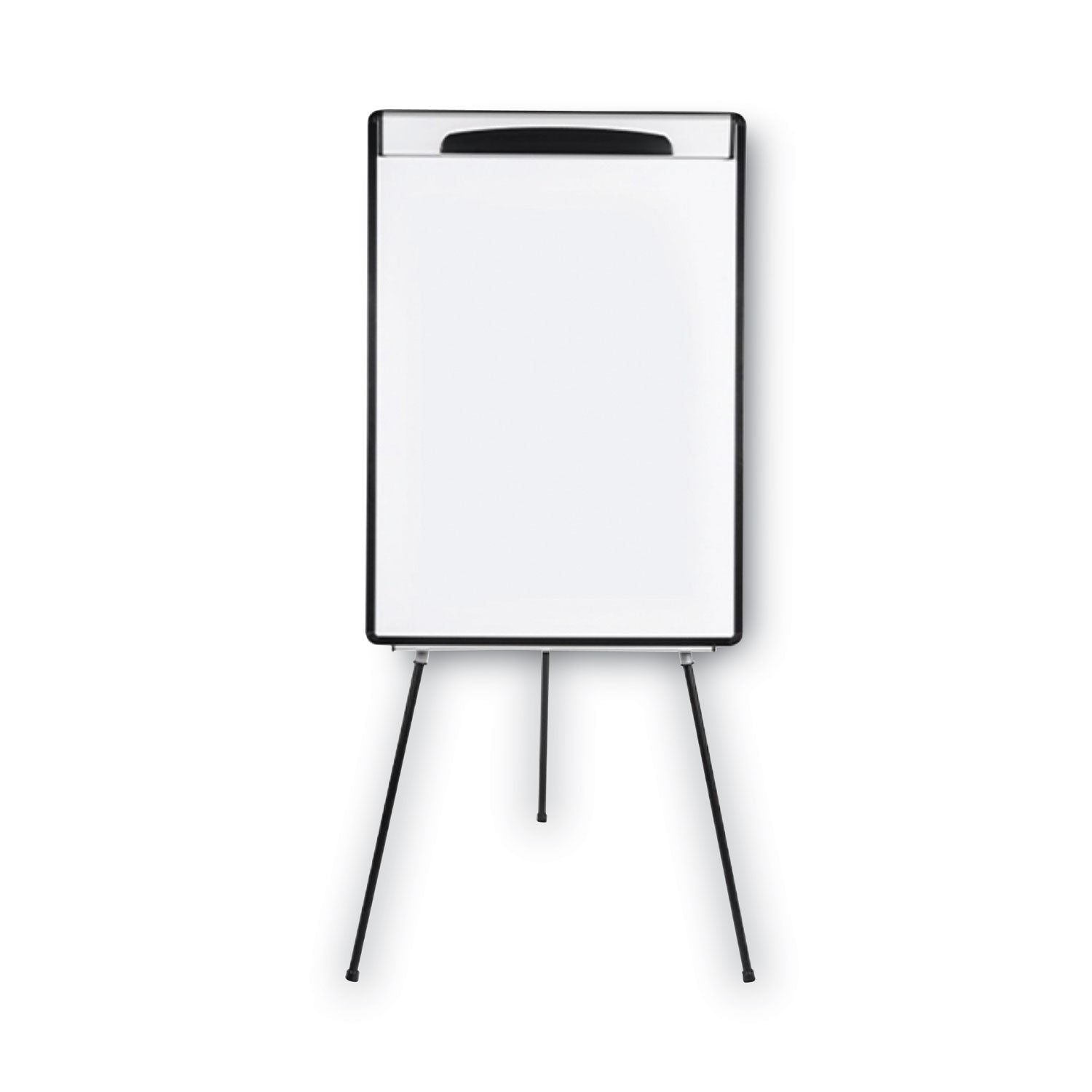 Magnetic Gold Ultra Dry Erase Tripod Easel with Extension Arms, 32" to 72", Black/Silver -