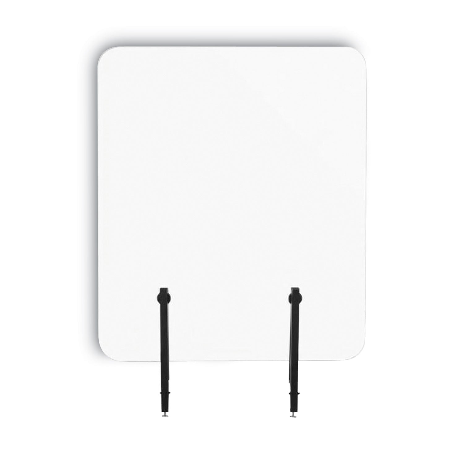 protector-series-frameless-glass-desktop-divider-236-x-016-x-354-clear-aluminum_bvcgl0701393 - 1