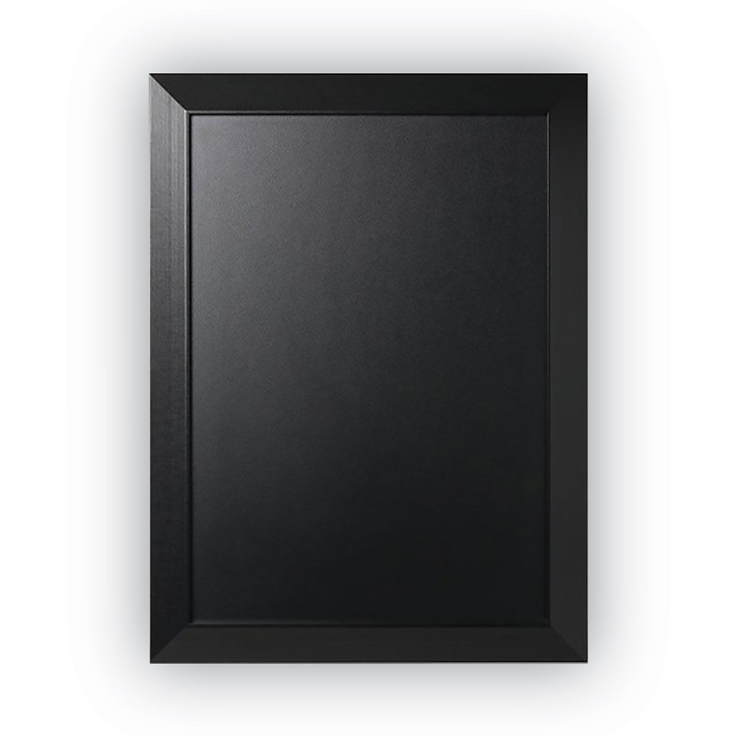 Kamashi Chalk Board, 36 x 24, Black Surface, Black Wood Frame -