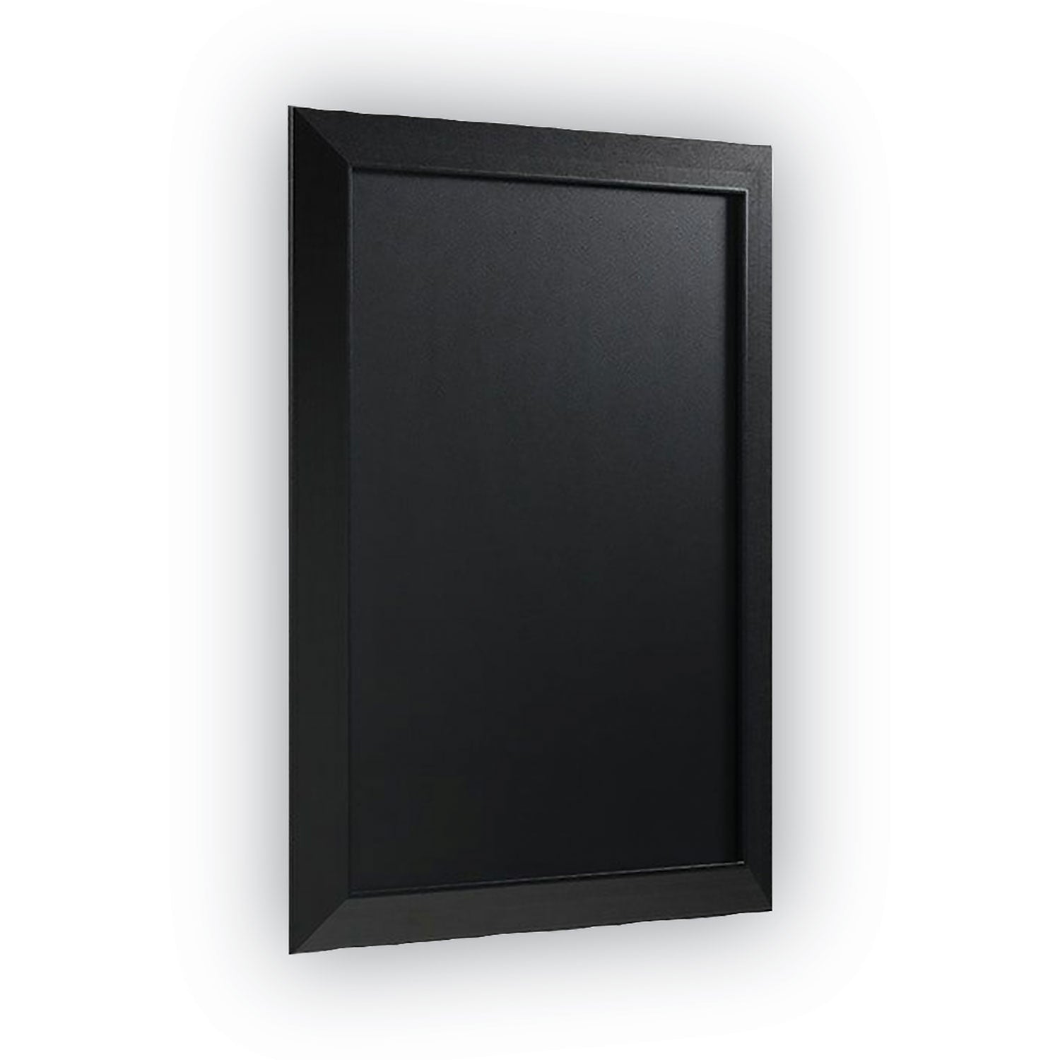 Kamashi Chalk Board, 36 x 24, Black Surface, Black Wood Frame -