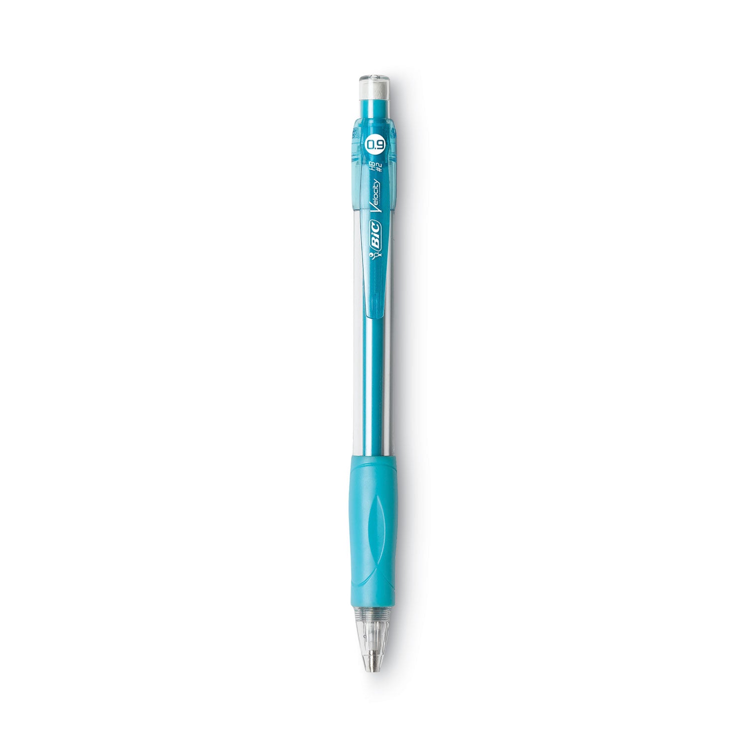 Velocity Original Mechanical Pencil, 0.9 mm, HB (#2), Black Lead, Turquoise Barrel, Dozen -