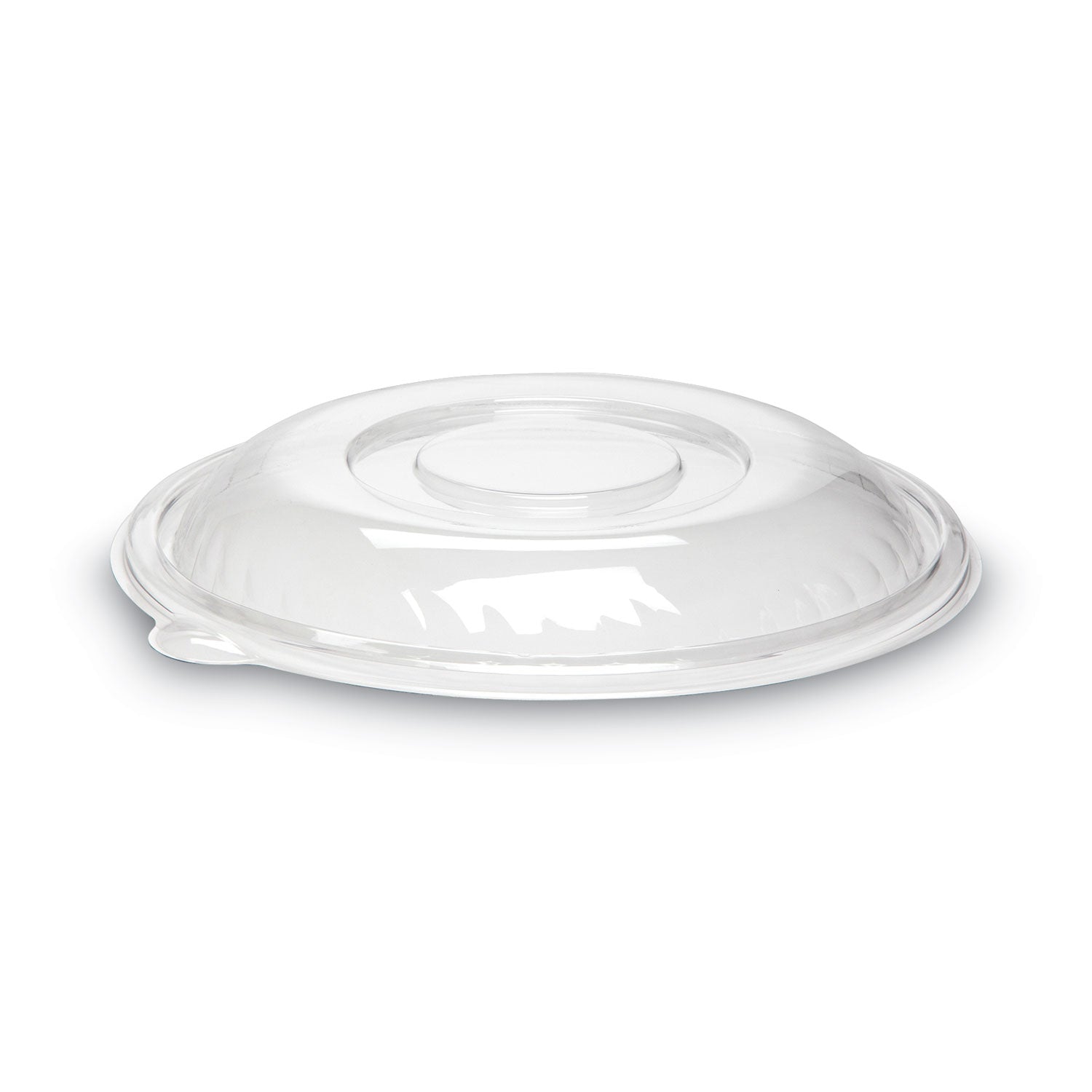 caterline-pack-n-serve-plastic-lids-dome-lid-12-diameter-x-15h-clear-25-carton_wnaapb160dm - 1