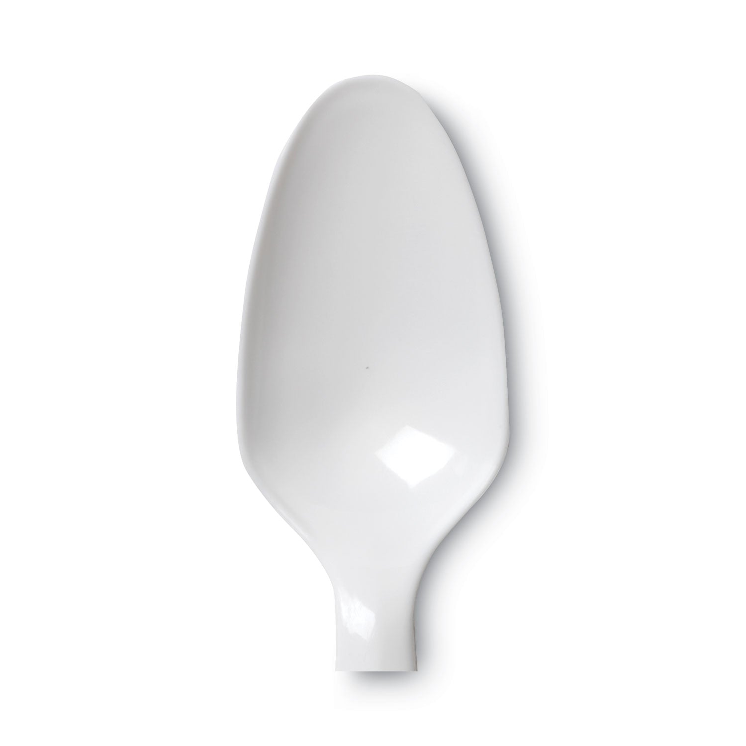 Plastic Cutlery, Mediumweight Teaspoons, White, 1,000/Carton -