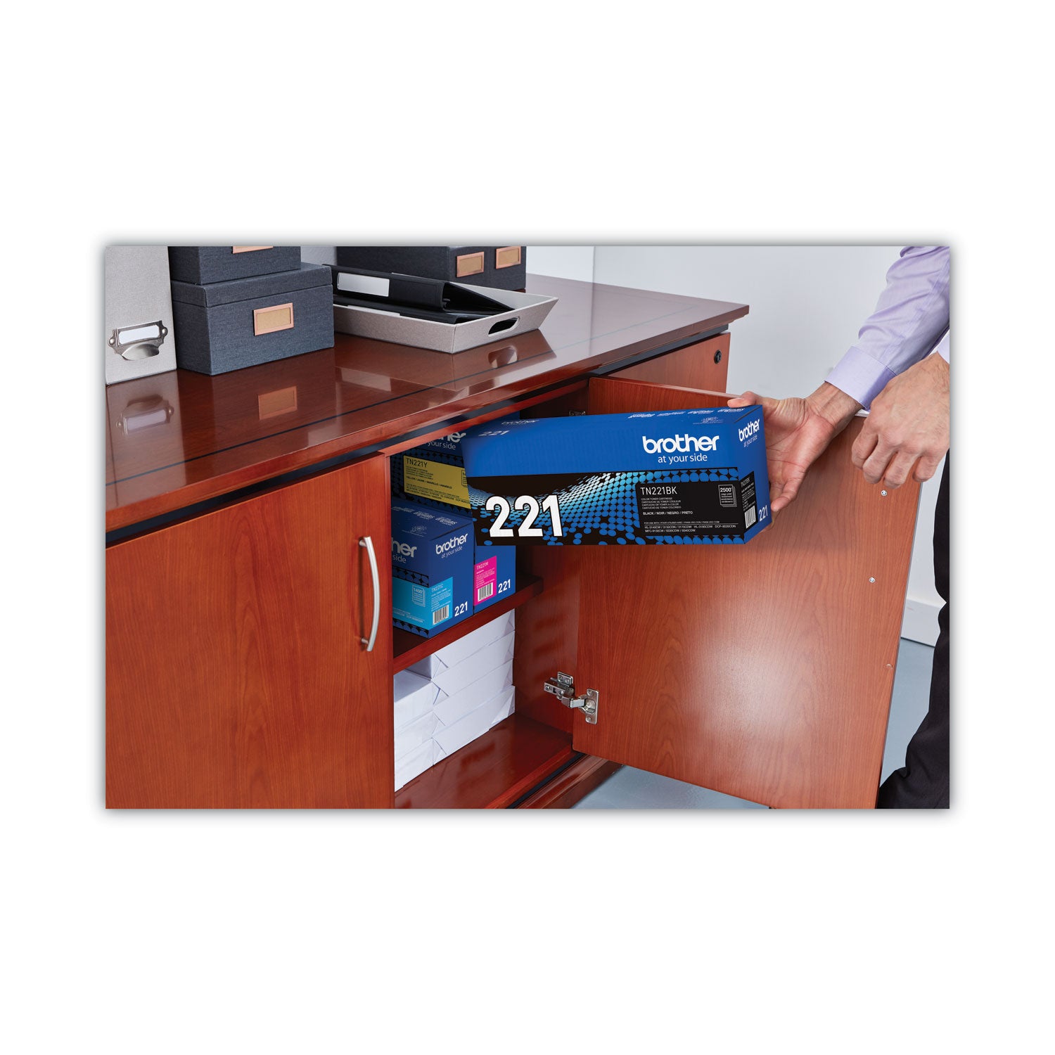 TN221BK Toner, 2,500 Page-Yield, Black -