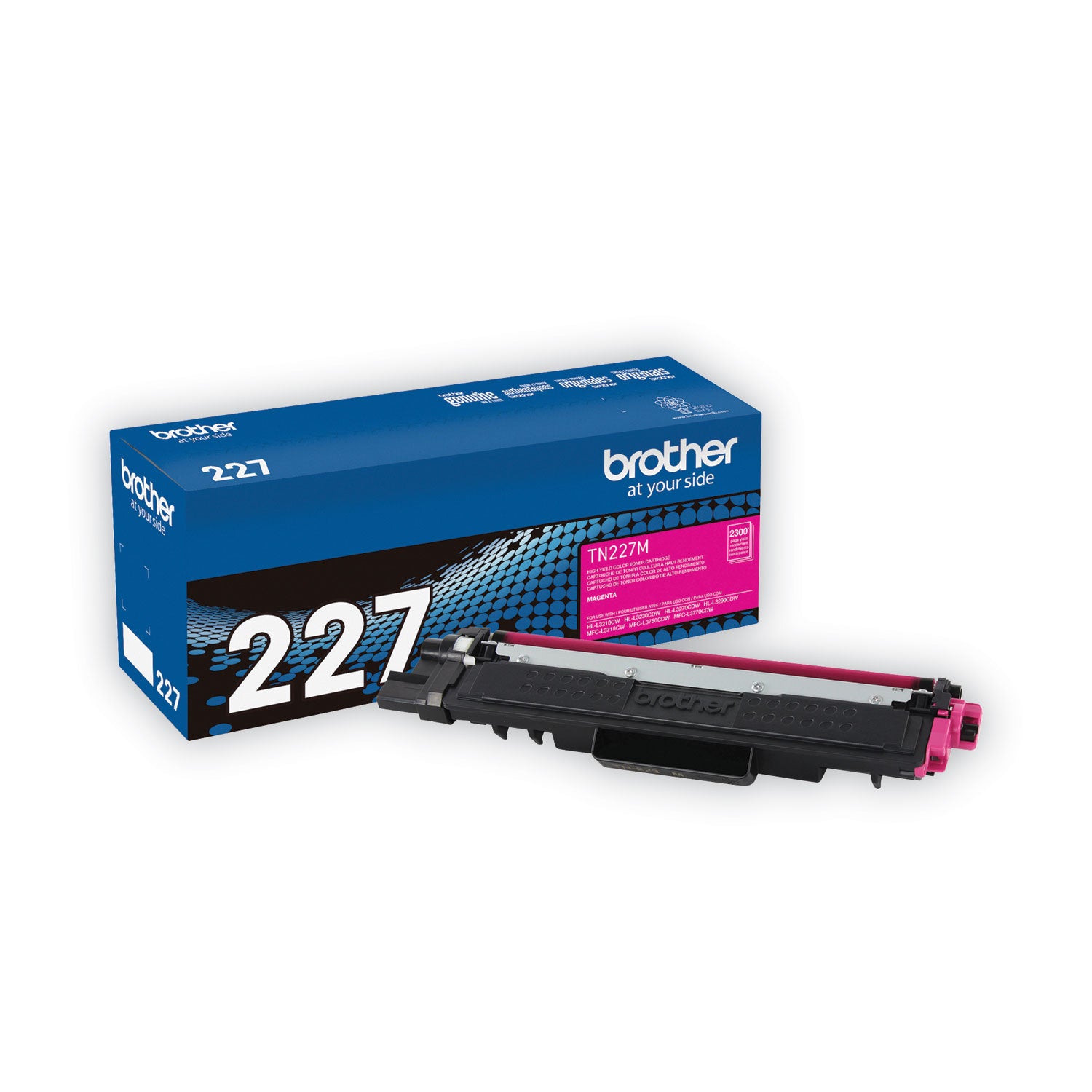 TN227M High-Yield Toner, 2,300 Page-Yield, Magenta - 1