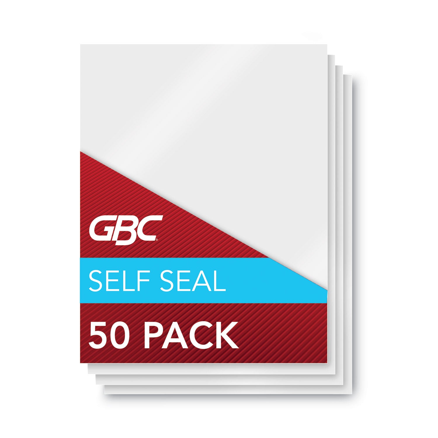 selfseal-self-adhesive-laminating-pouches-and-single-sided-sheets-3-mil-9-x-12-gloss-clear-50-pack_gbc3747307 - 2