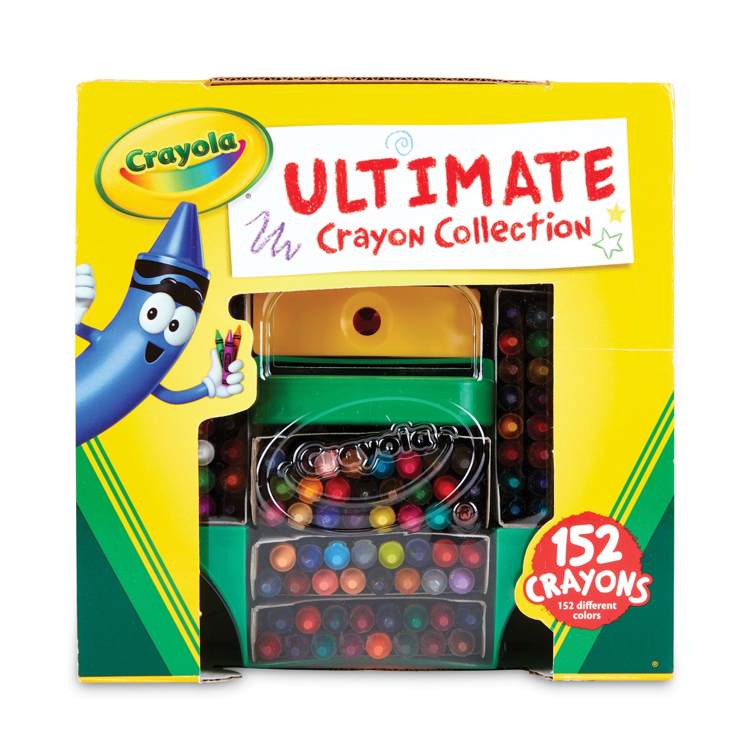 Ultimate Crayon Case, Sharpener Caddy, 152 Colors -