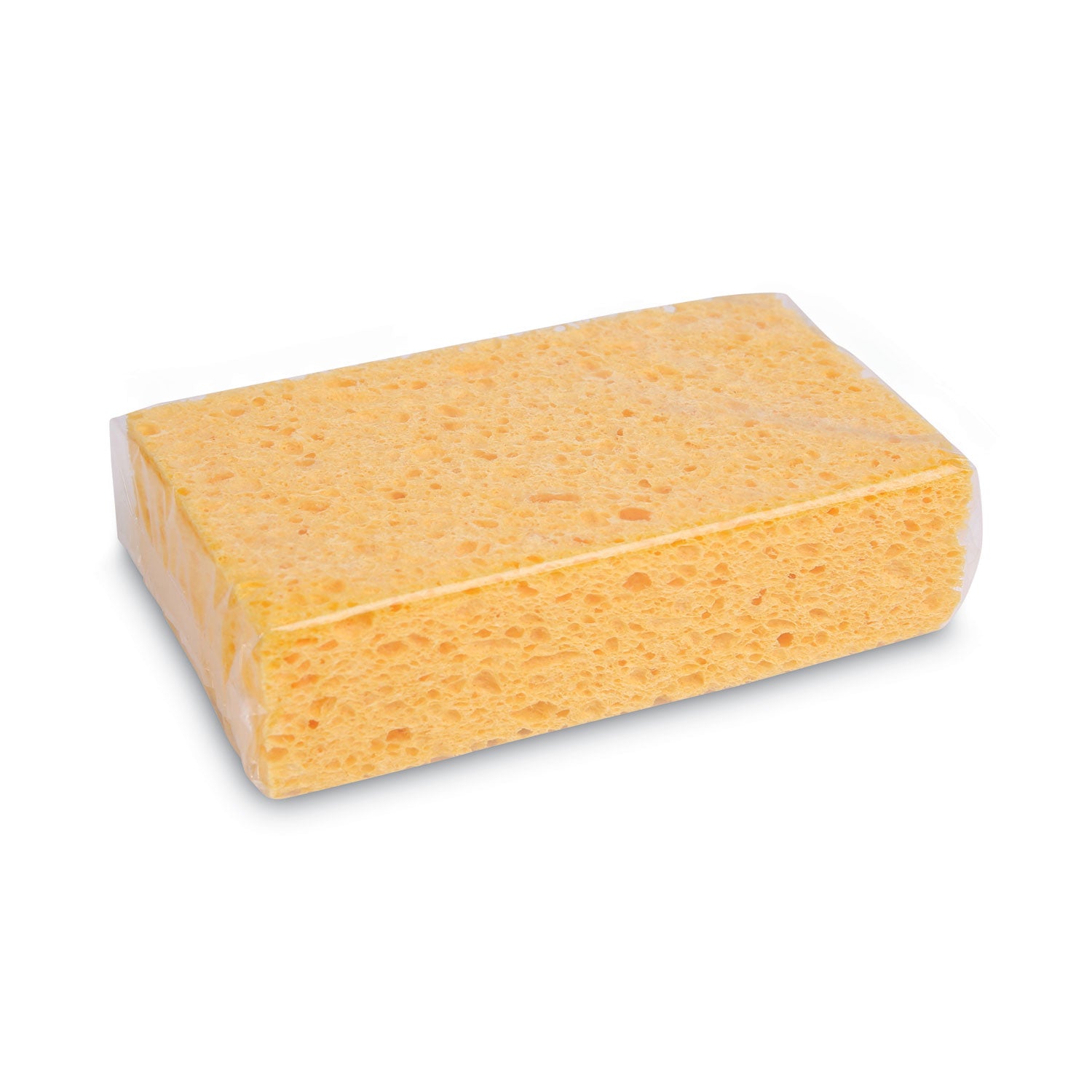 Medium Cellulose Sponge, 3.67 x 6.08, 1.55" Thick, Yellow, 24/Carton -