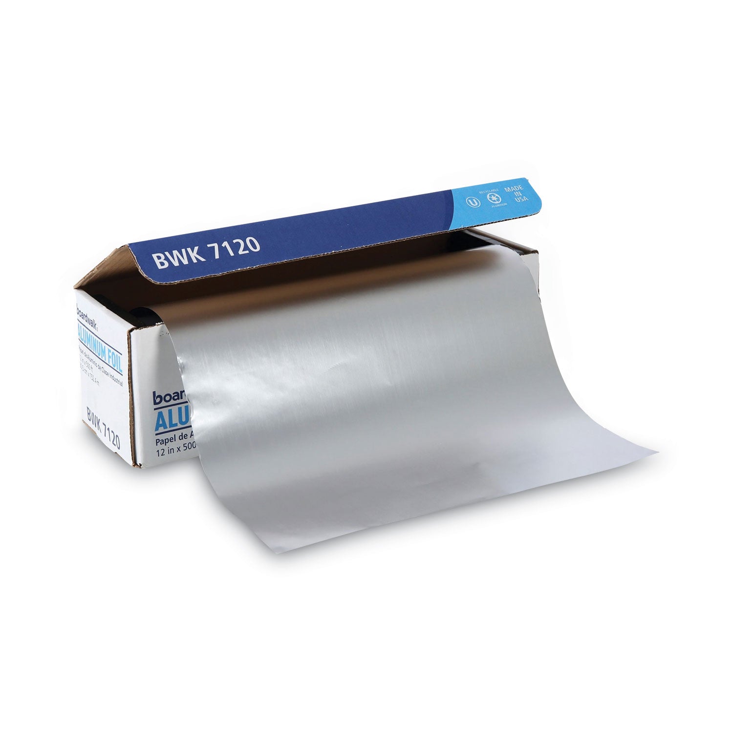 Heavy-Duty Aluminum Foil Roll, 12" x 500 ft -
