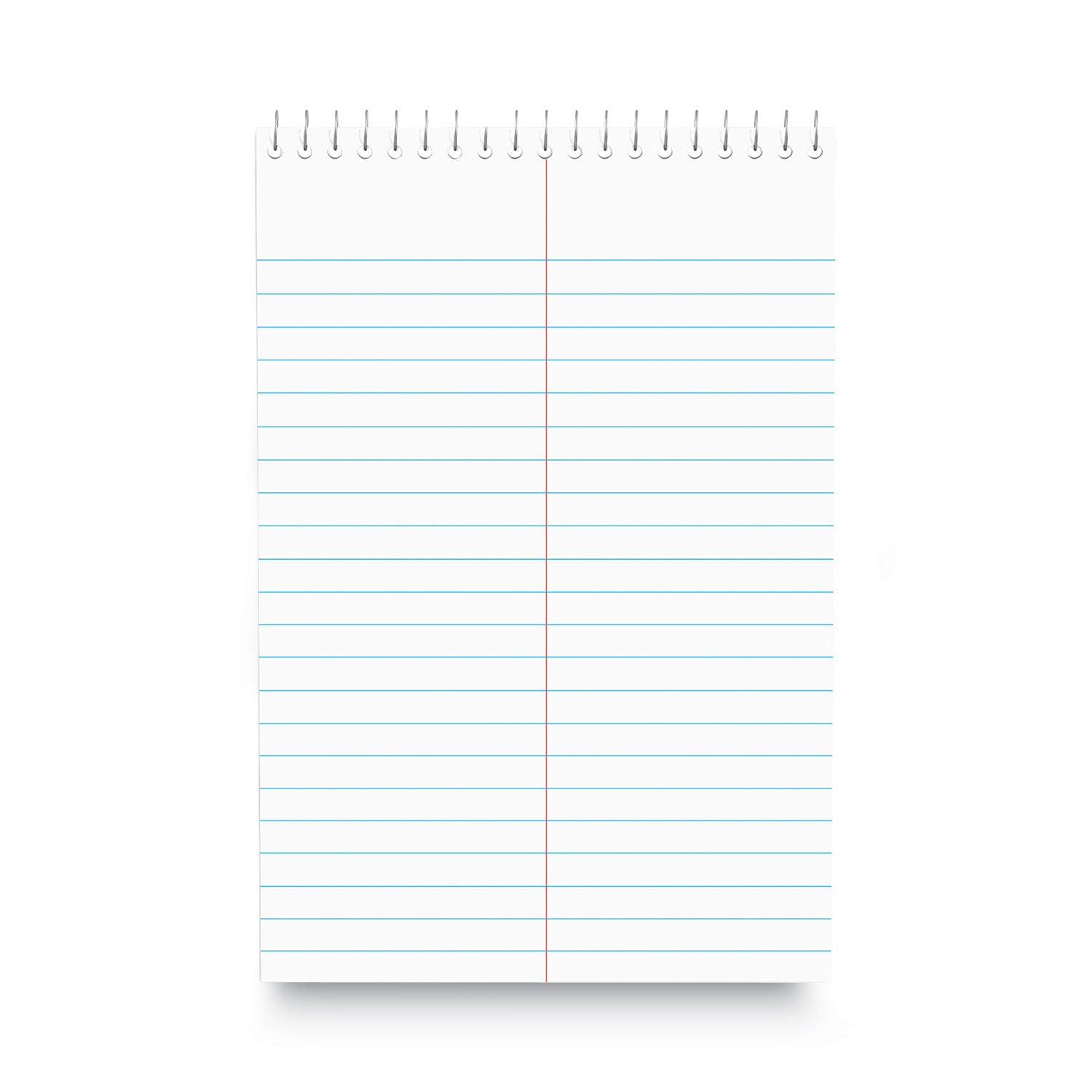 Steno Pads, Gregg Rule, Red Cover, 80 White 6 x 9 Sheets -