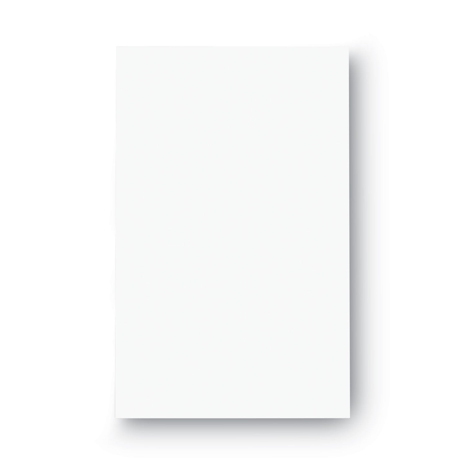 Scratch Pads, Unruled, 5 x 8, White, 100 Sheets, 12/Pack -