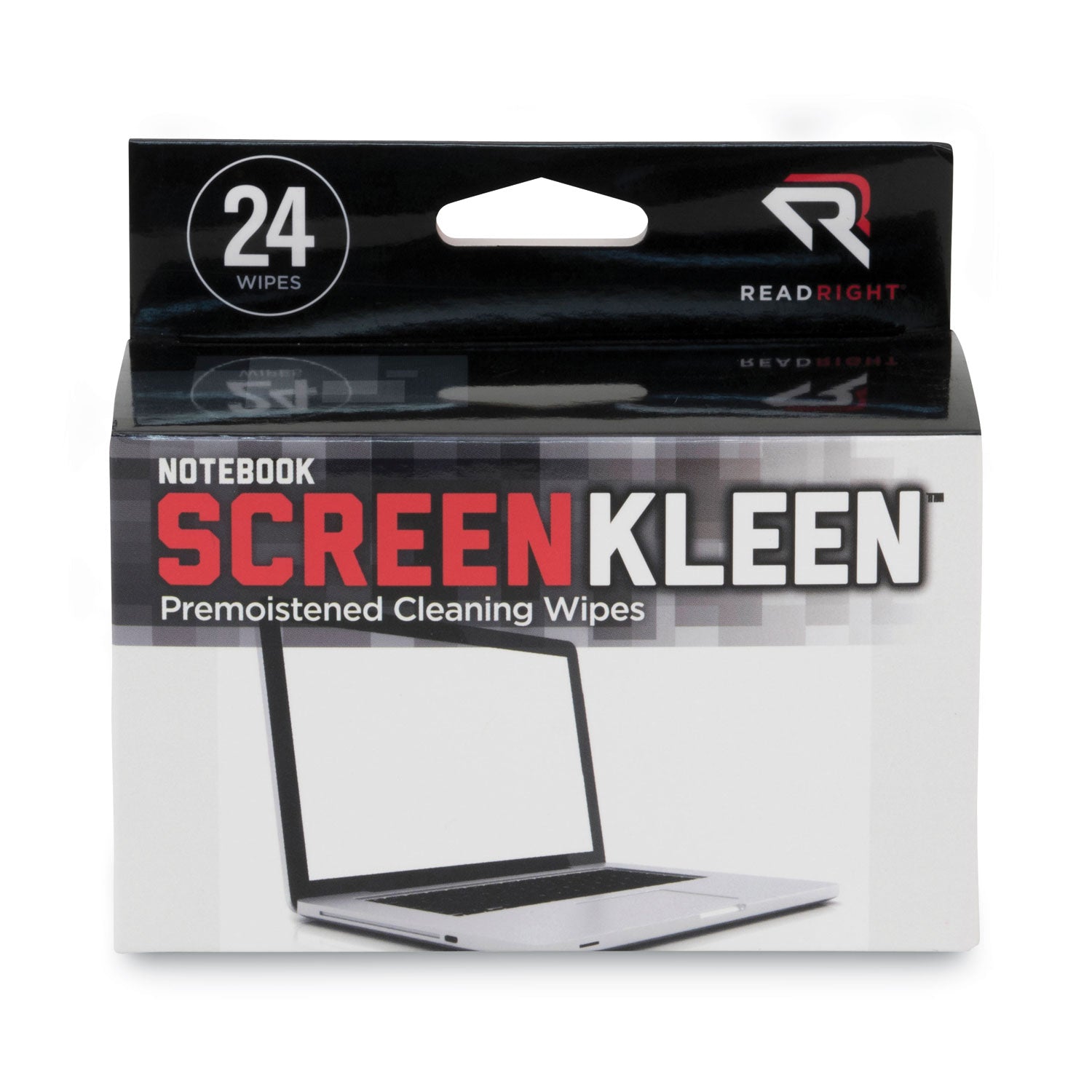 Notebook ScreenKleen Pads, Cloth, 7 x 5, White, 24/Box -