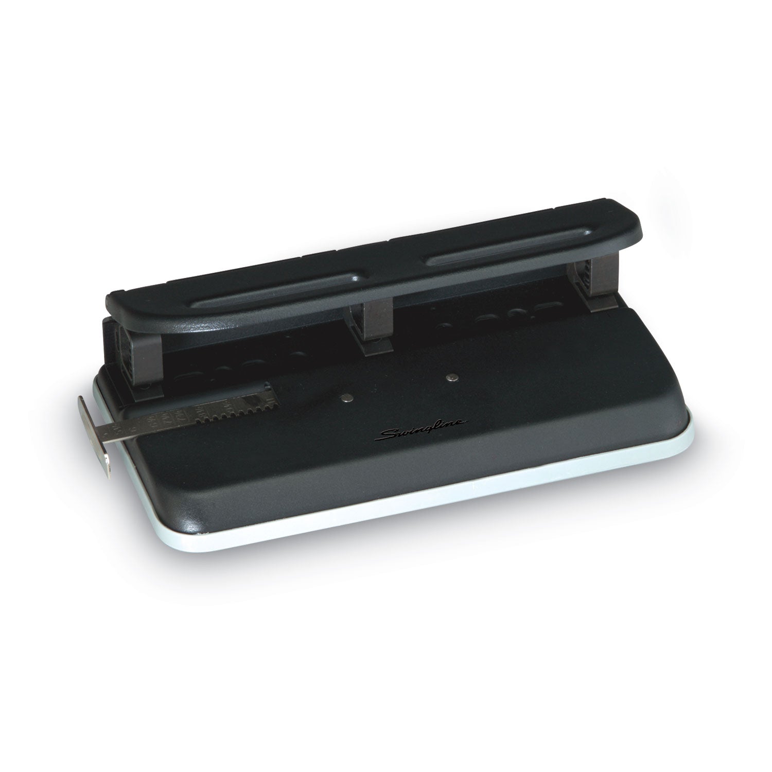 24-Sheet Easy Touch Two- to Seven-Hole Precision-Pin Punch, 9/32" Holes, Black -