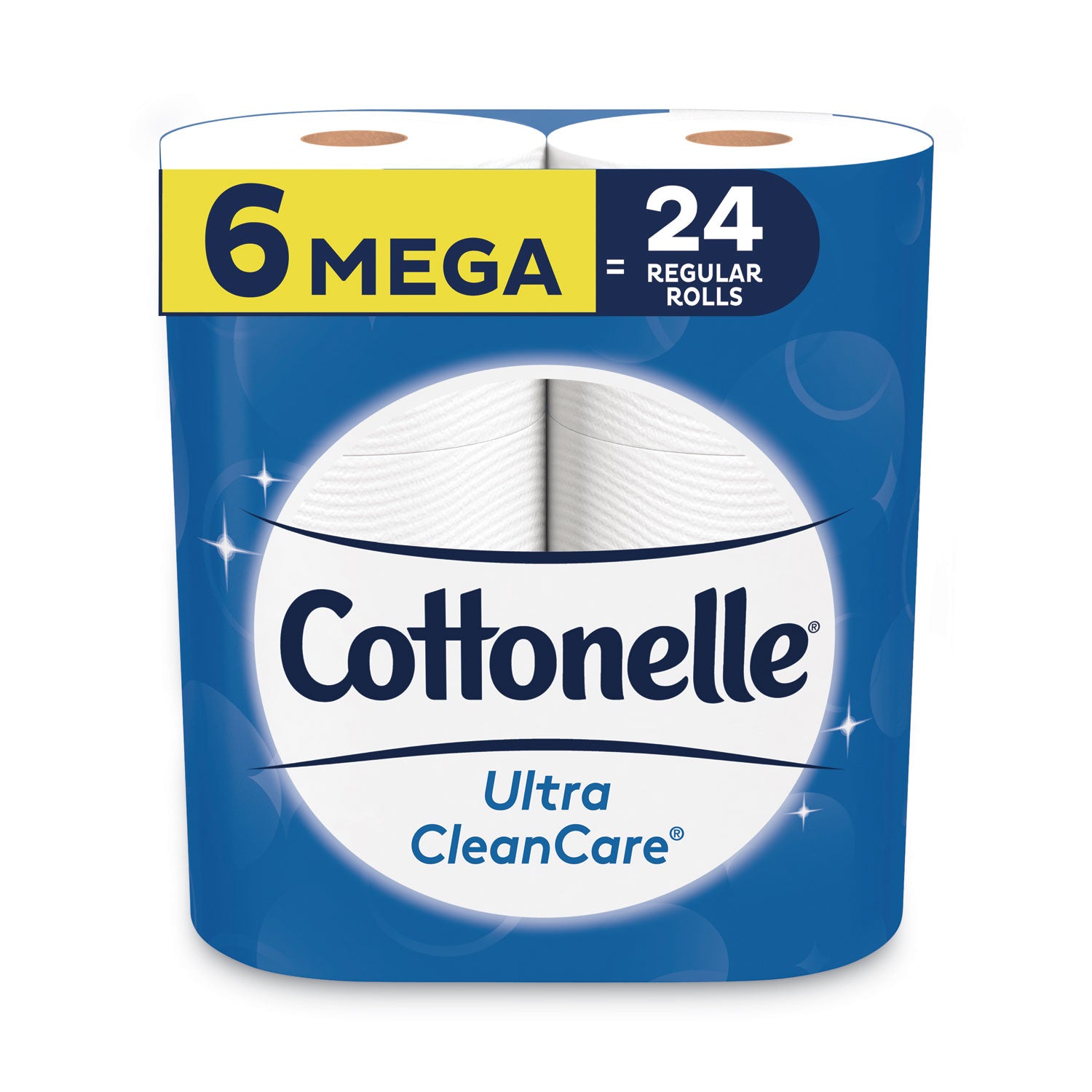 ultra-cleancare-toilet-paper-strong-tissue-mega-rolls-septic-safe-1-ply-white-340-sheets-roll-6-rolls-pk-6-pks-carton_kcc47747 - 1