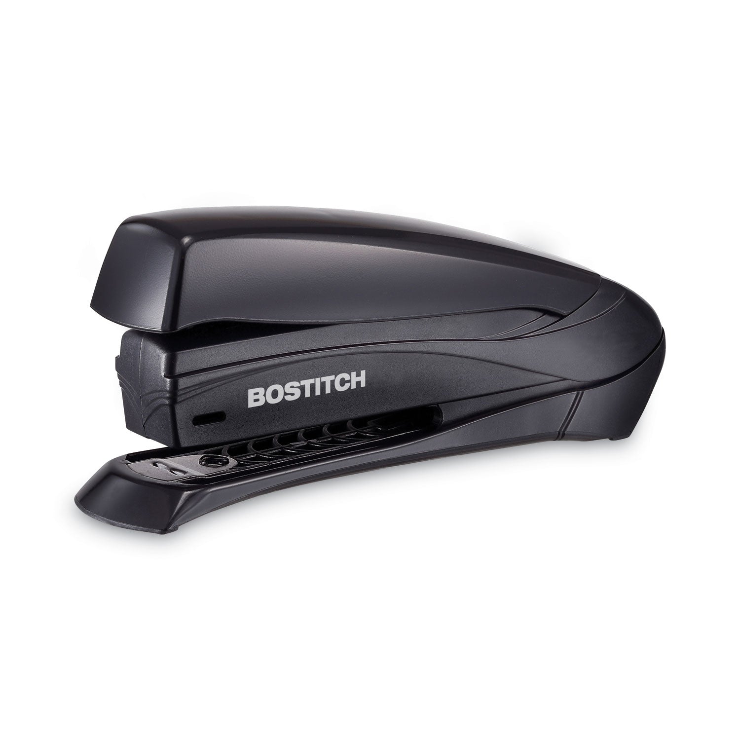 Inspire Spring-Powered Full-Strip Stapler, 20-Sheet Capacity, Black -