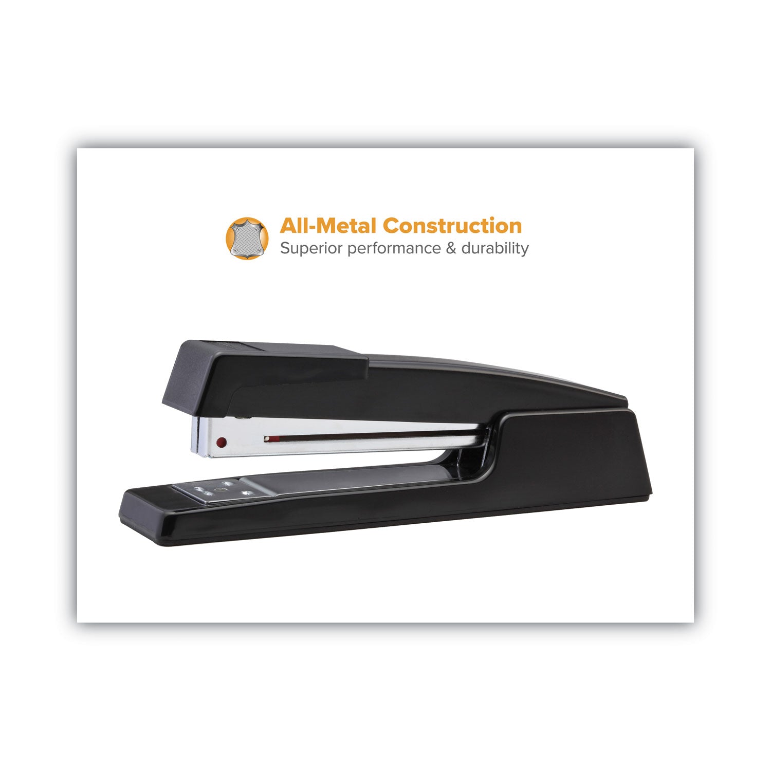 B440 Executive Full Strip Stapler, 20-Sheet Capacity, Black -