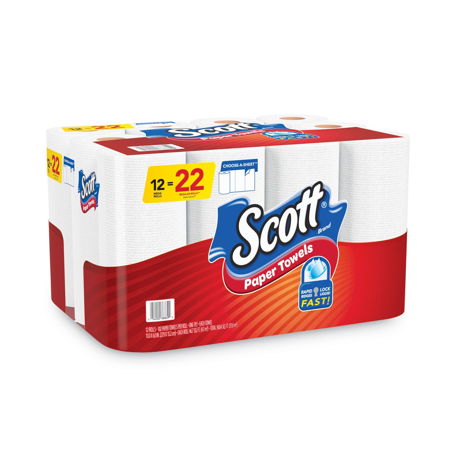 choose-a-sheet-mega-kitchen-roll-paper-towels-white-1-ply-65-x-11-102-sheets-roll-12-rolls-pack_kcc38869 - 2