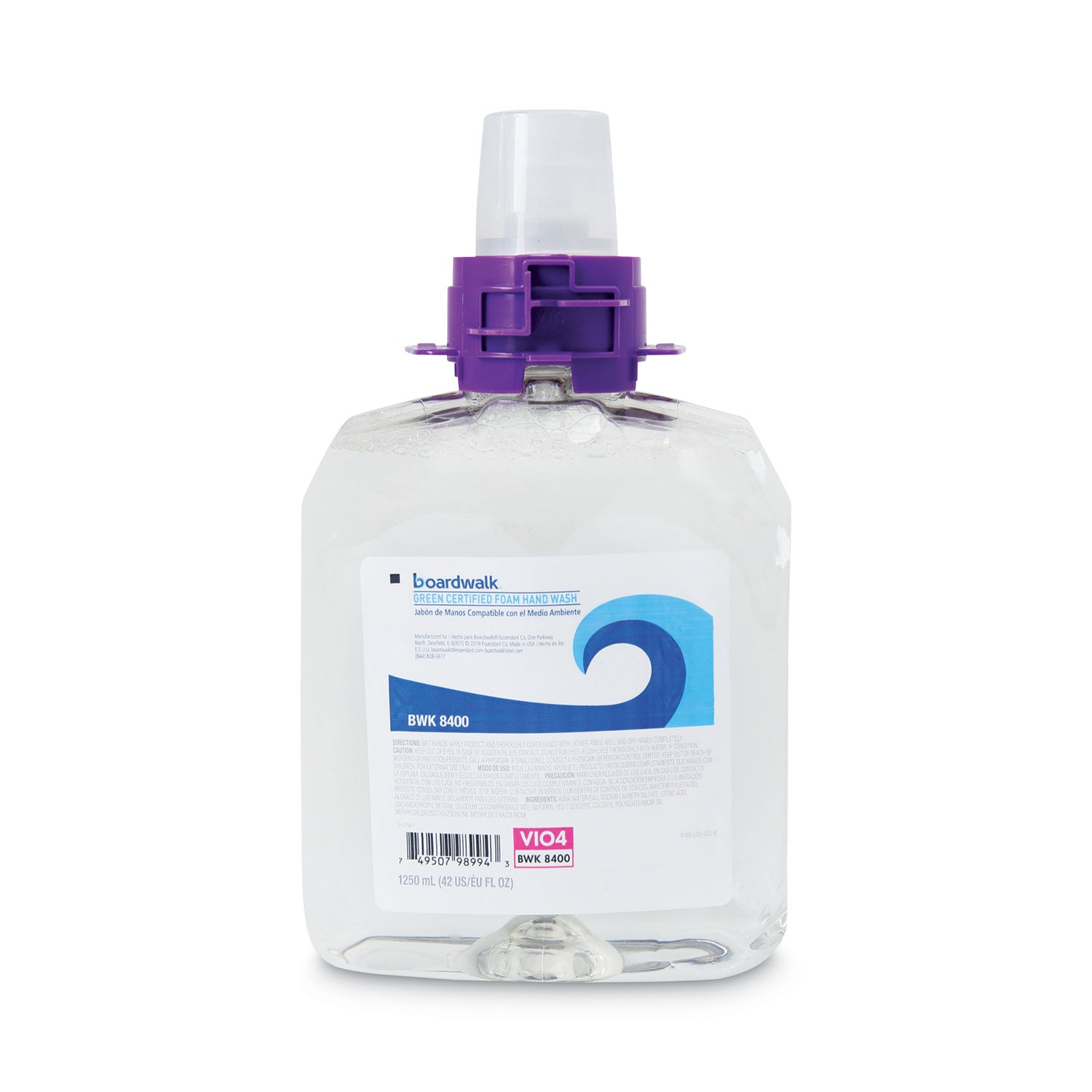 green-certified-foam-soap-fragrance-free-1250-ml-refill-4-carton_bwk8400 - 1