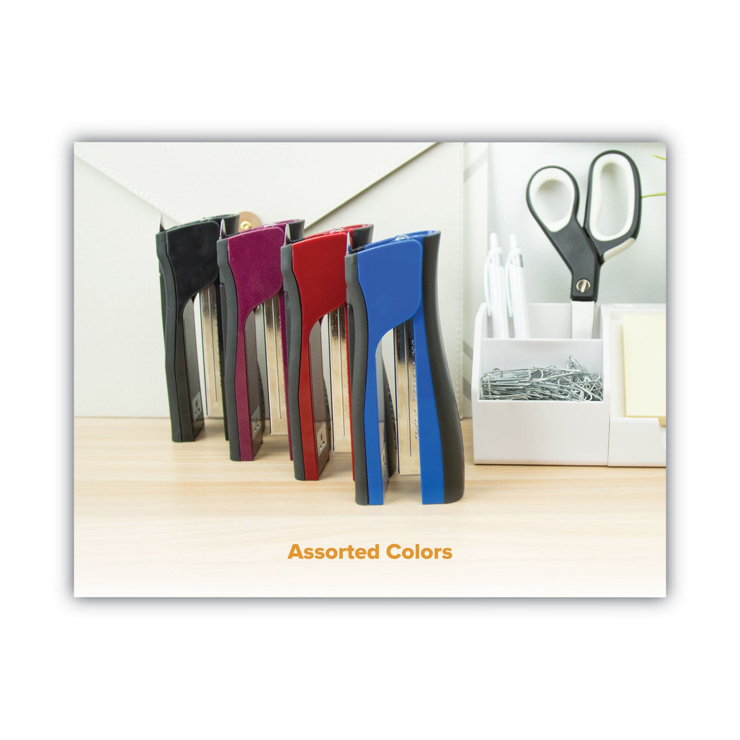 Dynamo Stapler, 20-Sheet Capacity, Red -