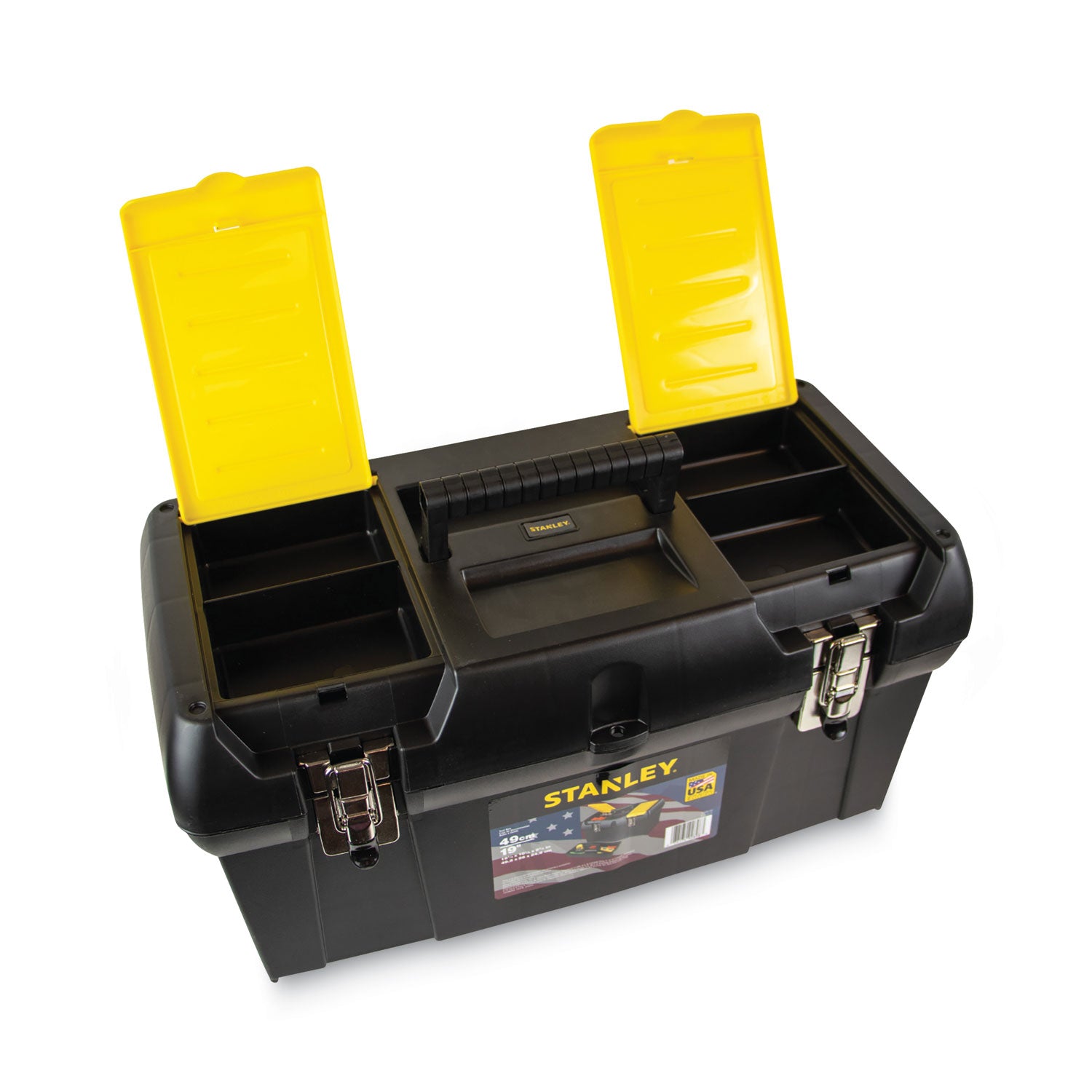 Series 2000 Toolbox w/Tray, Two Lid Compartments -