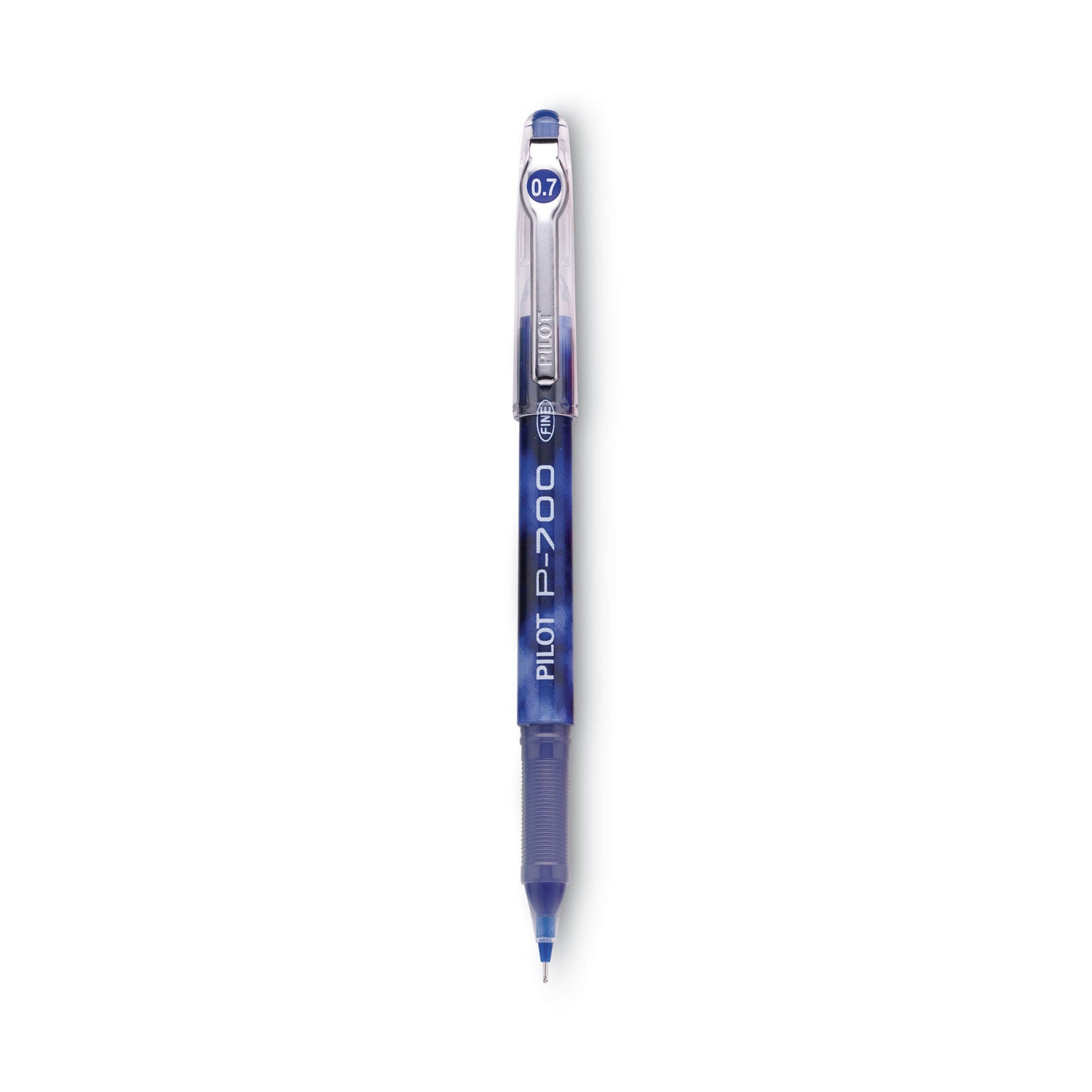 Precise P-700 Gel Pen, Stick, Fine 0.7 mm, Blue Ink, Blue Barrel, Dozen -