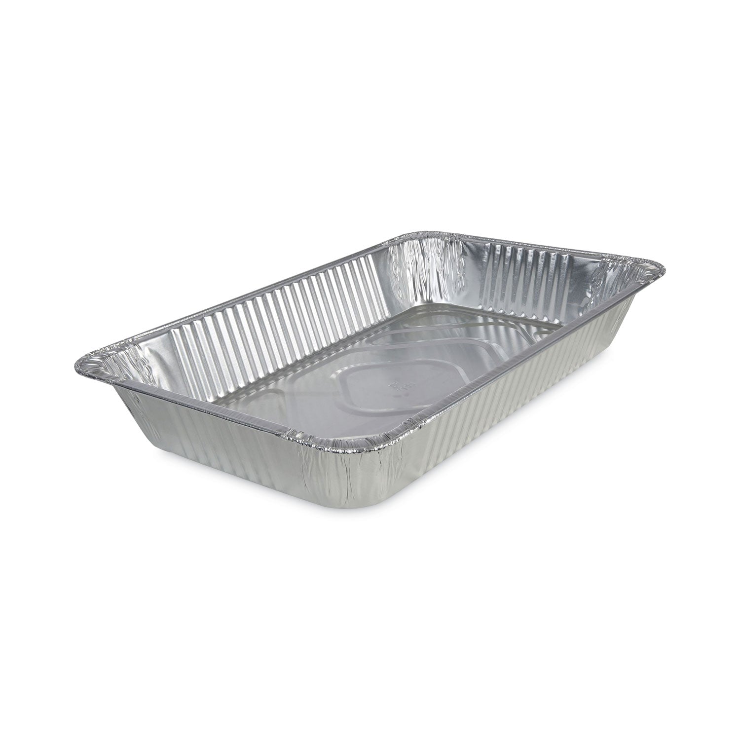 Aluminum Steam Table Pans, Full-Size Deep, 3.19" Deep, 12.81 x 20.75, 50/Carton -