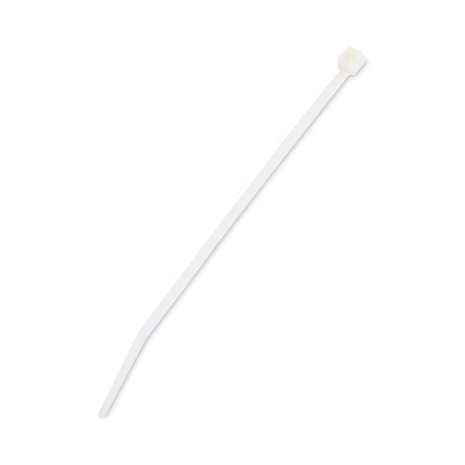 Nylon Cable Ties, 4 x 0.06, 18 lb, Natural, 1,000/Pack -