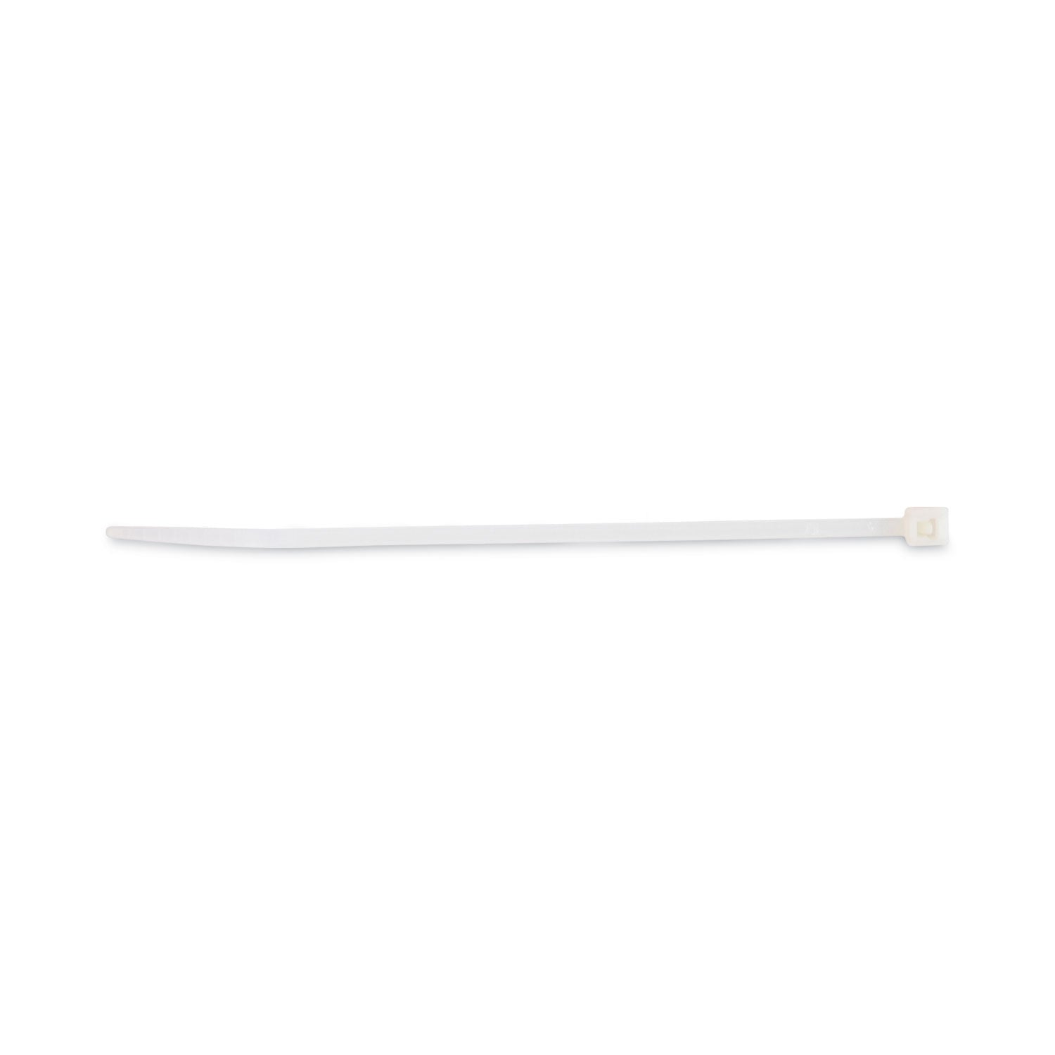 Nylon Cable Ties, 4 x 0.06, 18 lb, Natural, 1,000/Pack -