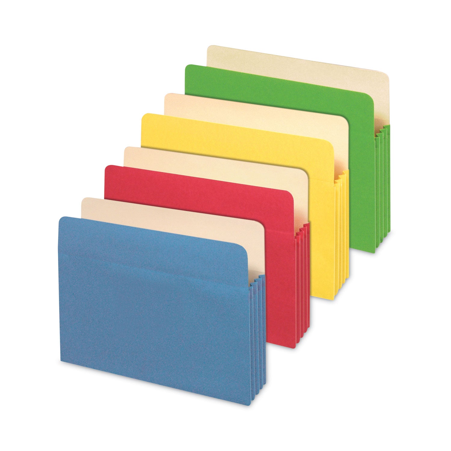 redrope-expanding-file-pockets-35-expansion-letter-size-assorted-colors-5-box_unv13562 - 1