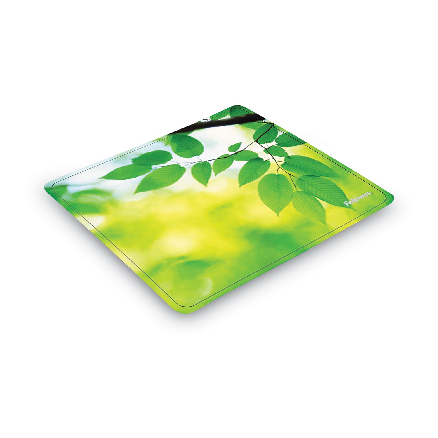 Recycled Mouse Pad, 9 x 8, Leaves Design -
