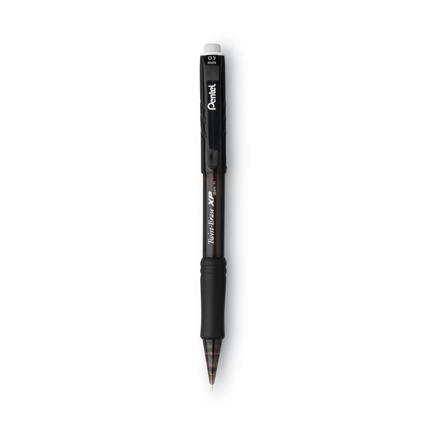 Twist-Erase EXPRESS Mechanical Pencil, 0.5 mm, HB (#2), Black Lead, Black Barrel, Dozen -
