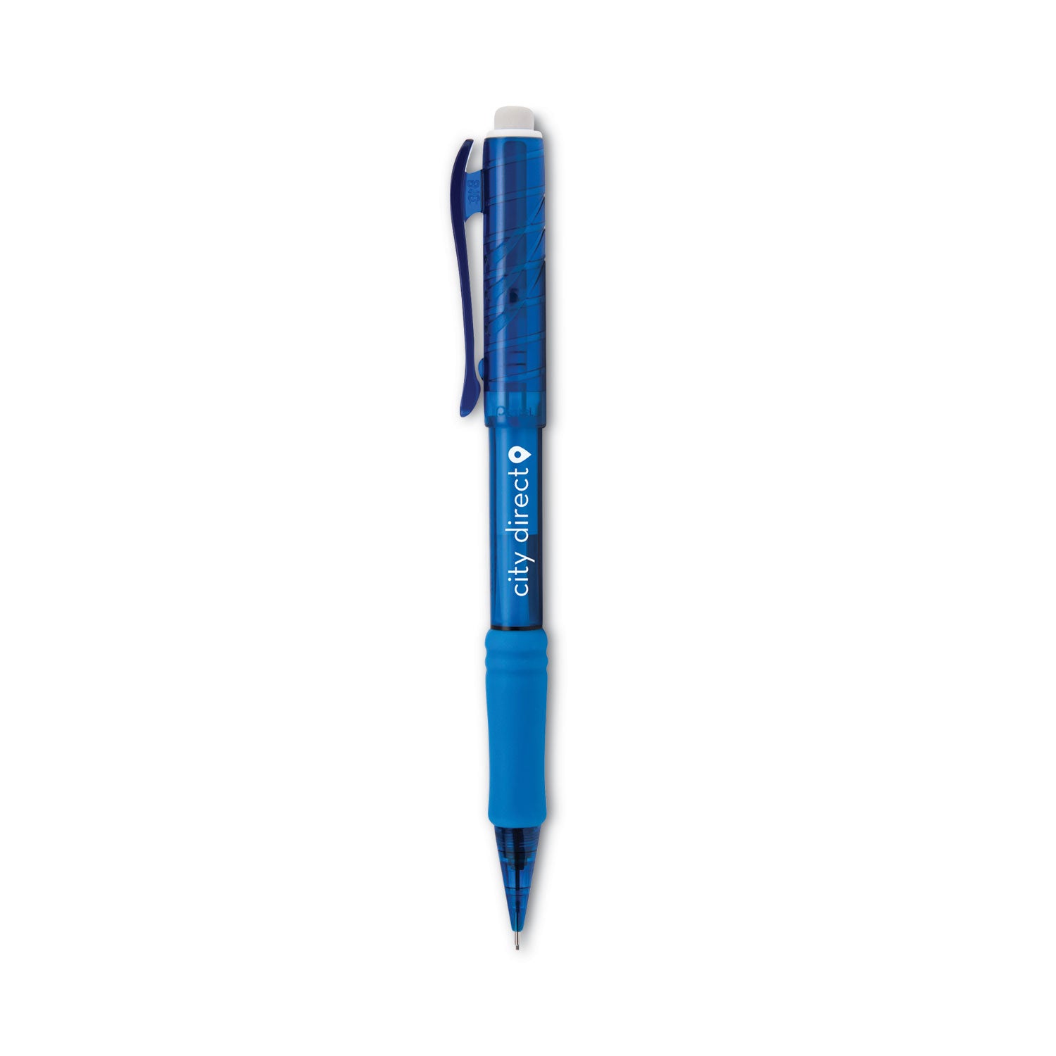 Twist-Erase EXPRESS Mechanical Pencil, 0.7 mm, HB (#2), Black Lead, Blue Barrel, Dozen -