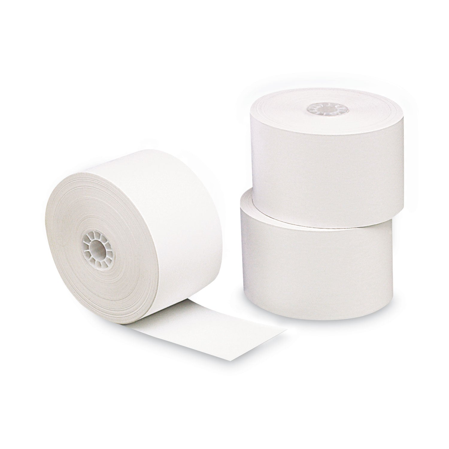 Direct Thermal Printing Paper Rolls, 1.75" x 230 ft, White, 10/Pack -