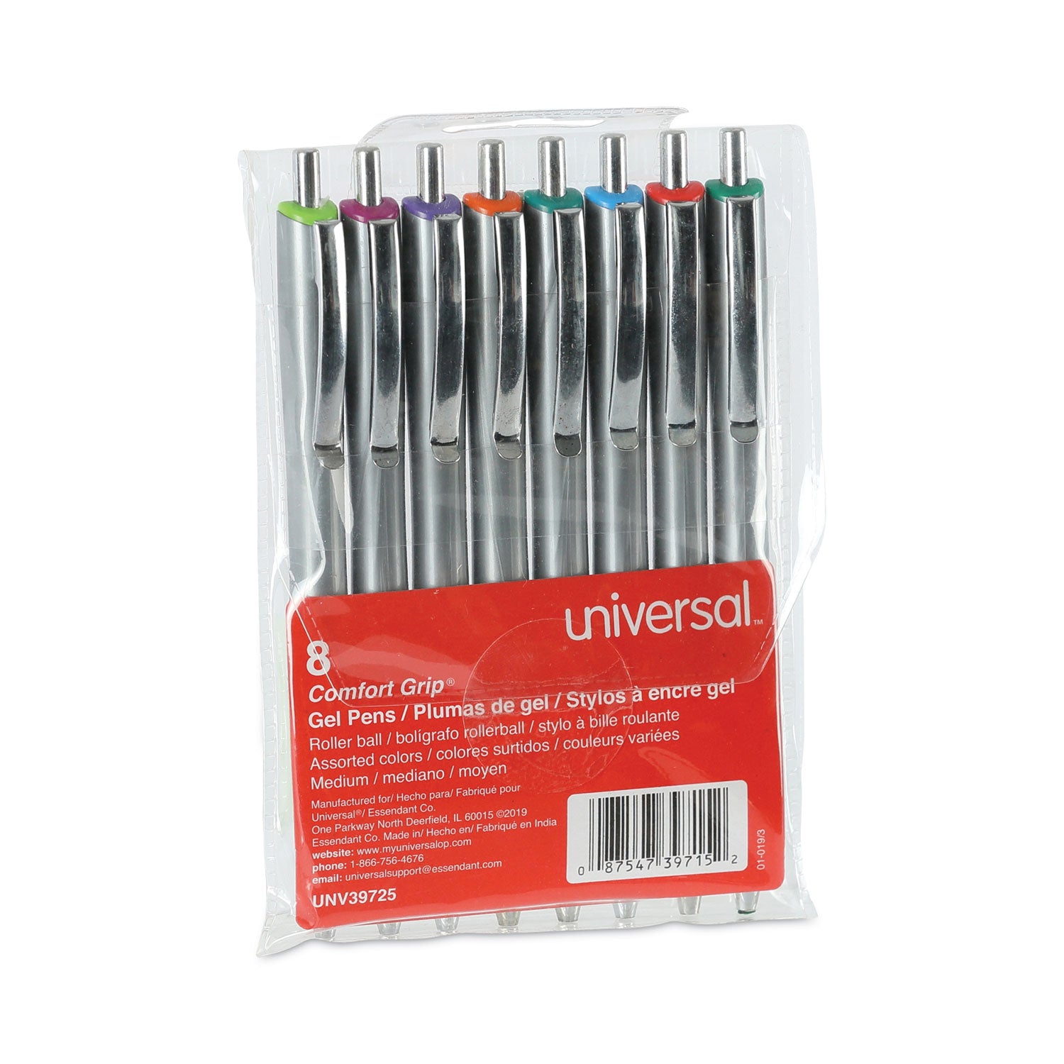 comfort-grip-gel-pen-retractable-medium-07-mm-assorted-ink-and-barrel-colors-8-pack_unv39725 - 1