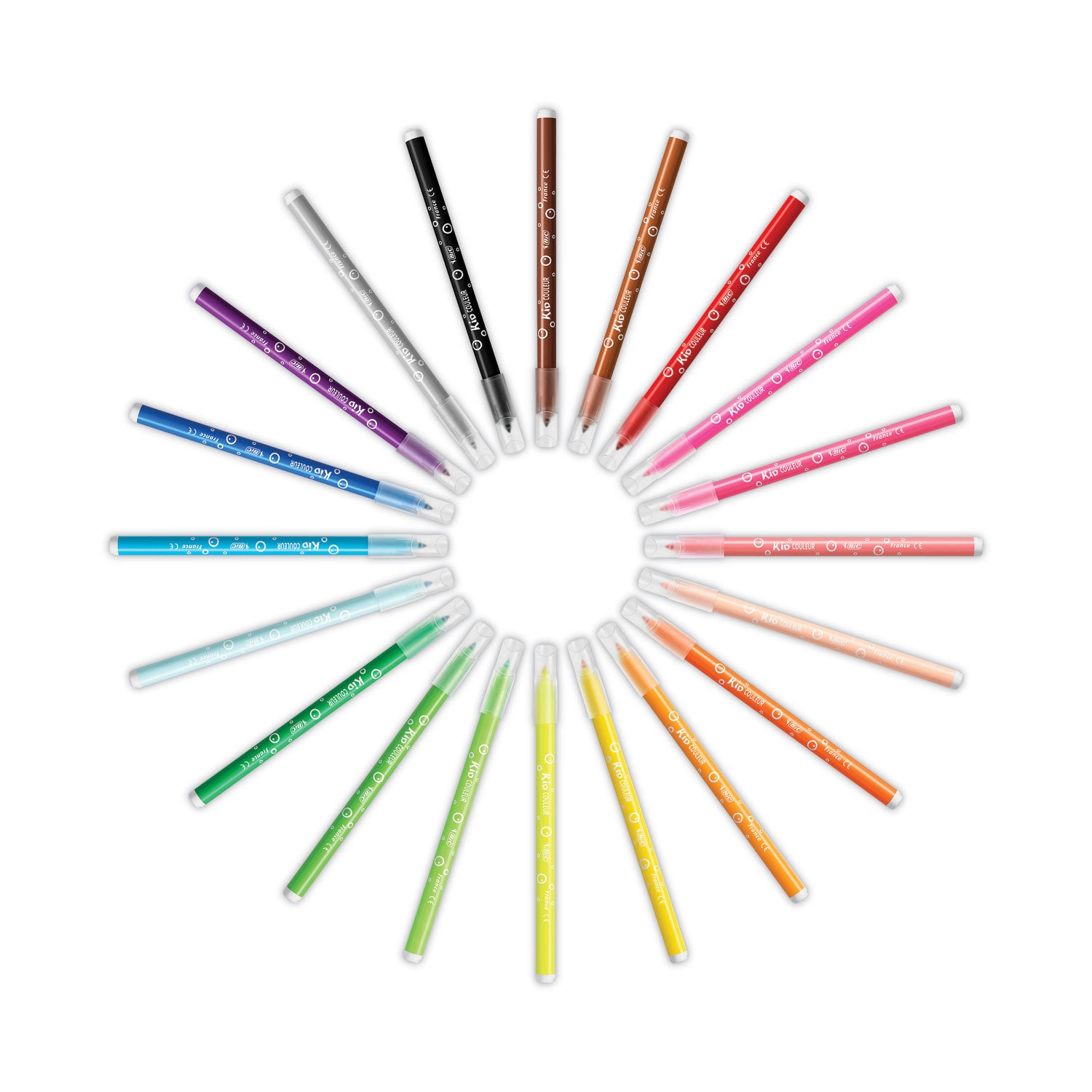 kids-ultra-washable-markers-medium-bullet-tip-assorted-colors-20-pack_bicbkcm20ast - 2